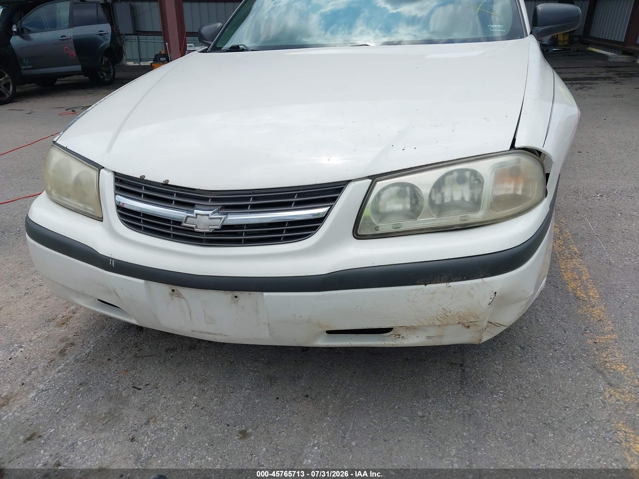2005 Chevrolet Impala White vin: 2G1WF52E759193025