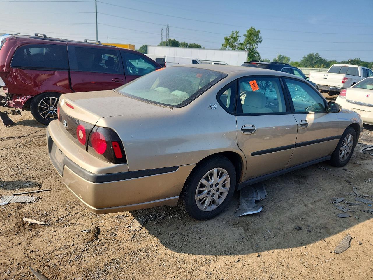 2005 Chevrolet Impala Tan vin: 2G1WF52E759294582