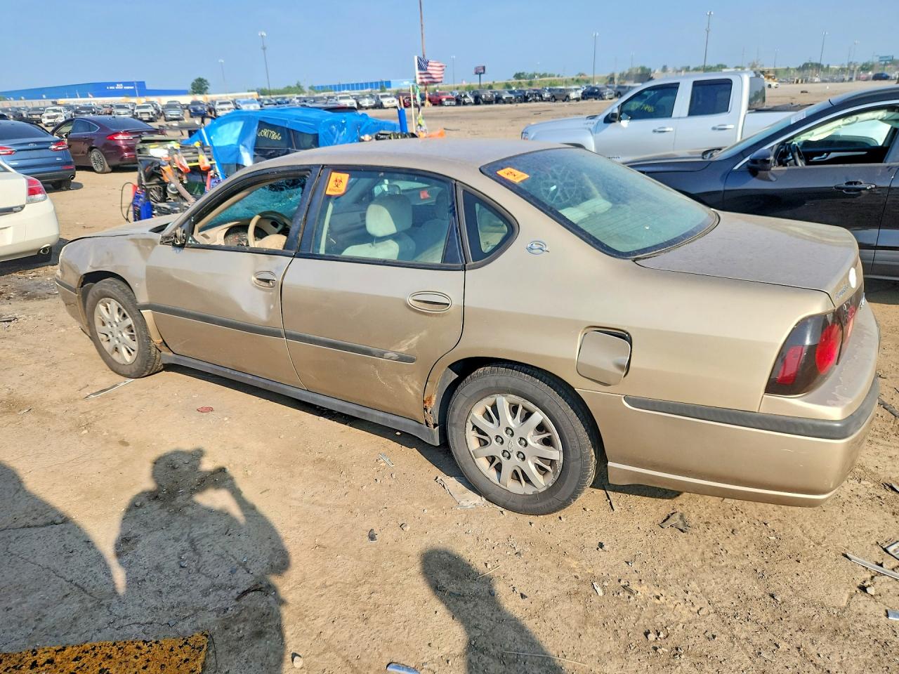 2005 Chevrolet Impala Tan vin: 2G1WF52E759294582