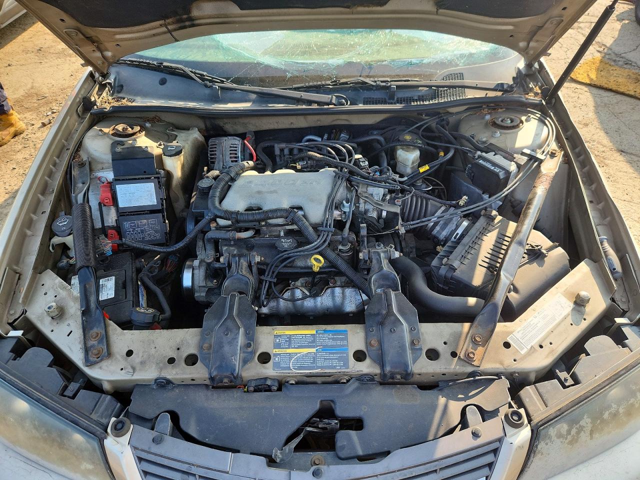 2005 Chevrolet Impala Tan vin: 2G1WF52E759294582