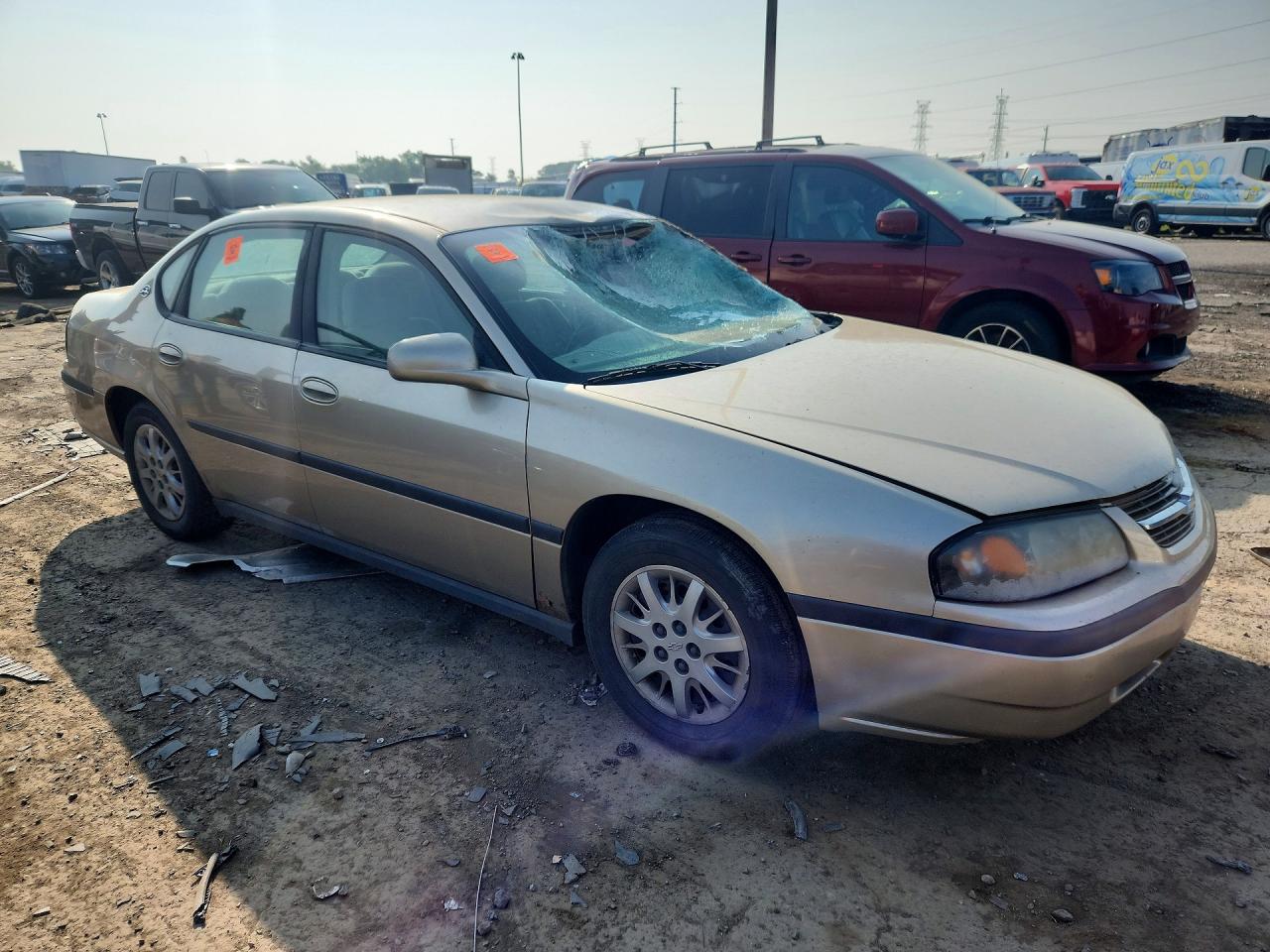 2005 Chevrolet Impala Tan vin: 2G1WF52E759294582