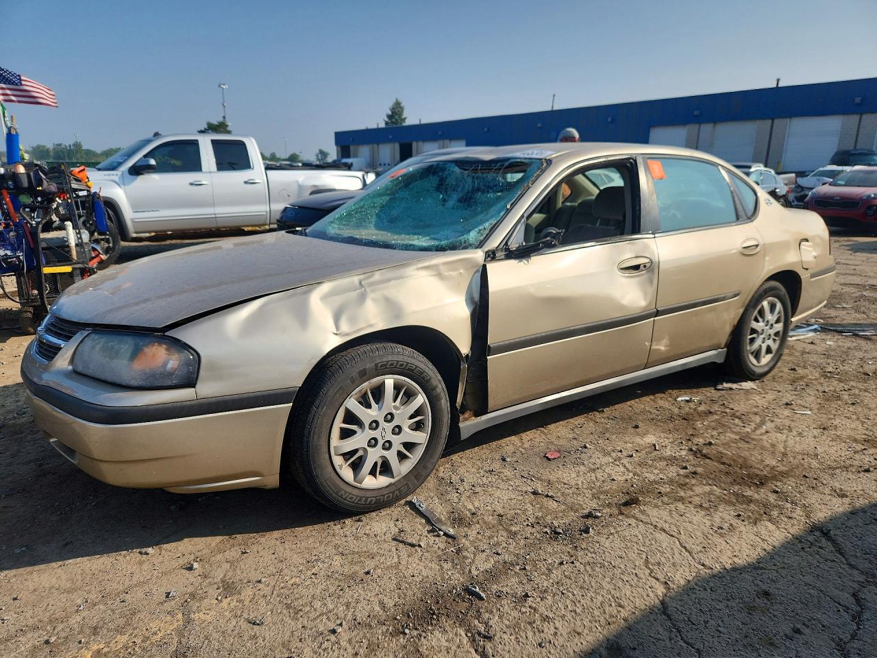 2005 Chevrolet Impala Tan vin: 2G1WF52E759294582
