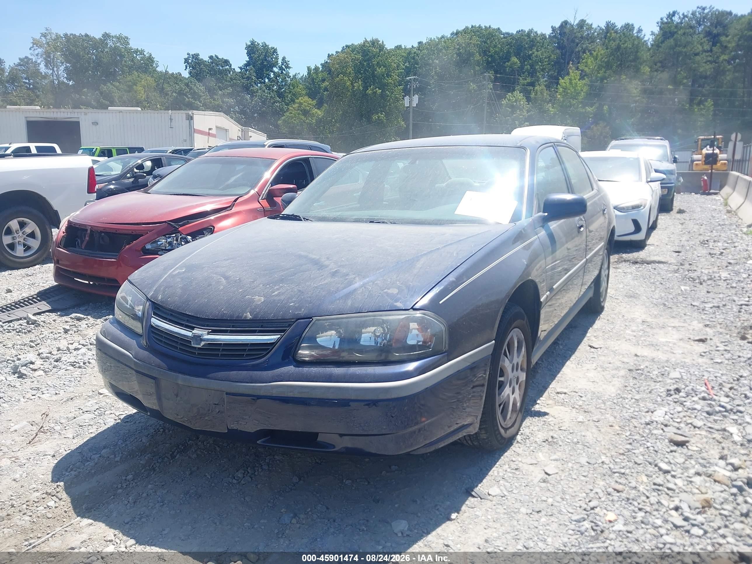 2001 Chevrolet Impala   Dark Blue vin: 2G1WF52E819268566