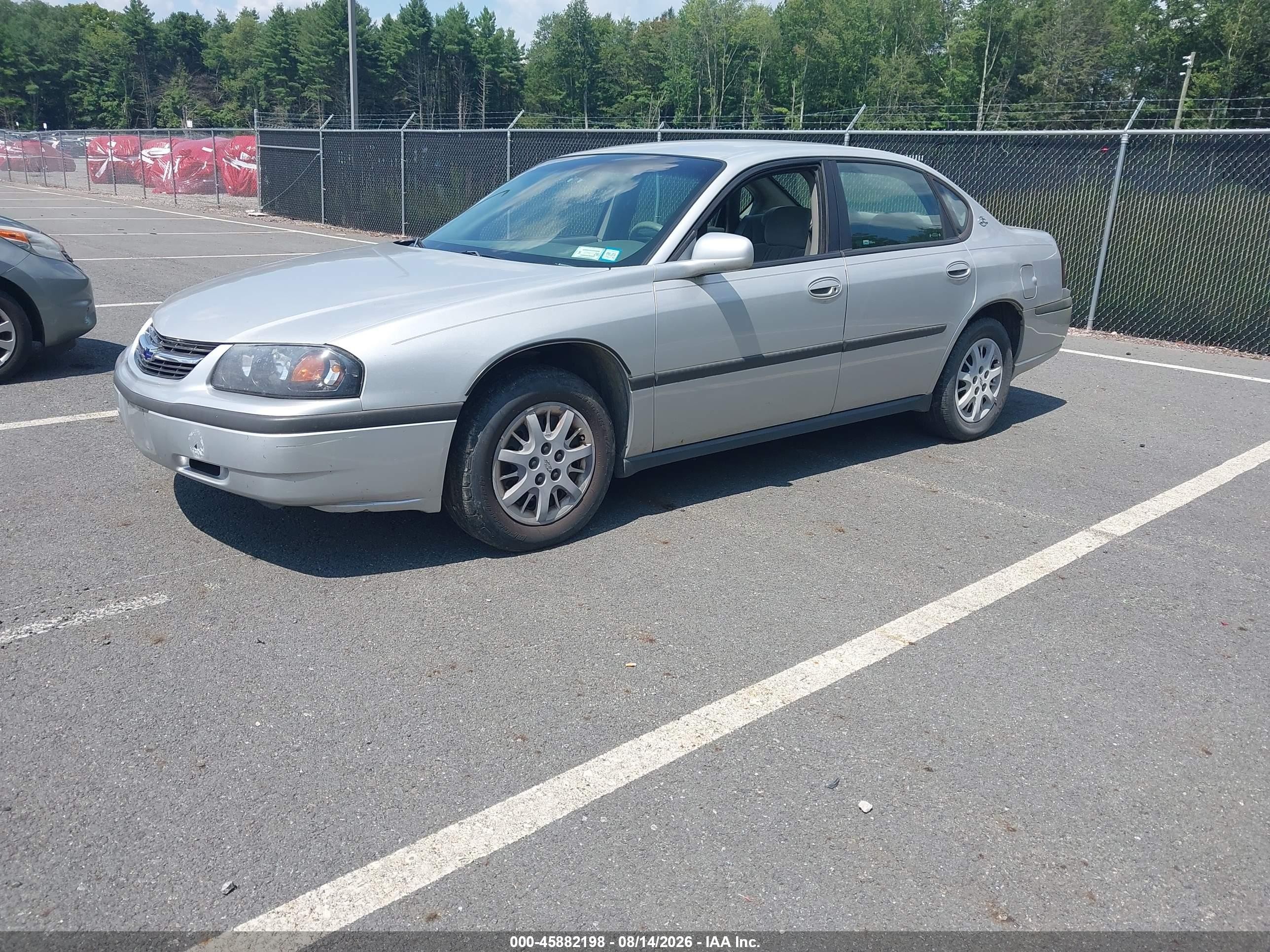 2002 Chevrolet Impala   Silver vin: 2G1WF52E829217666