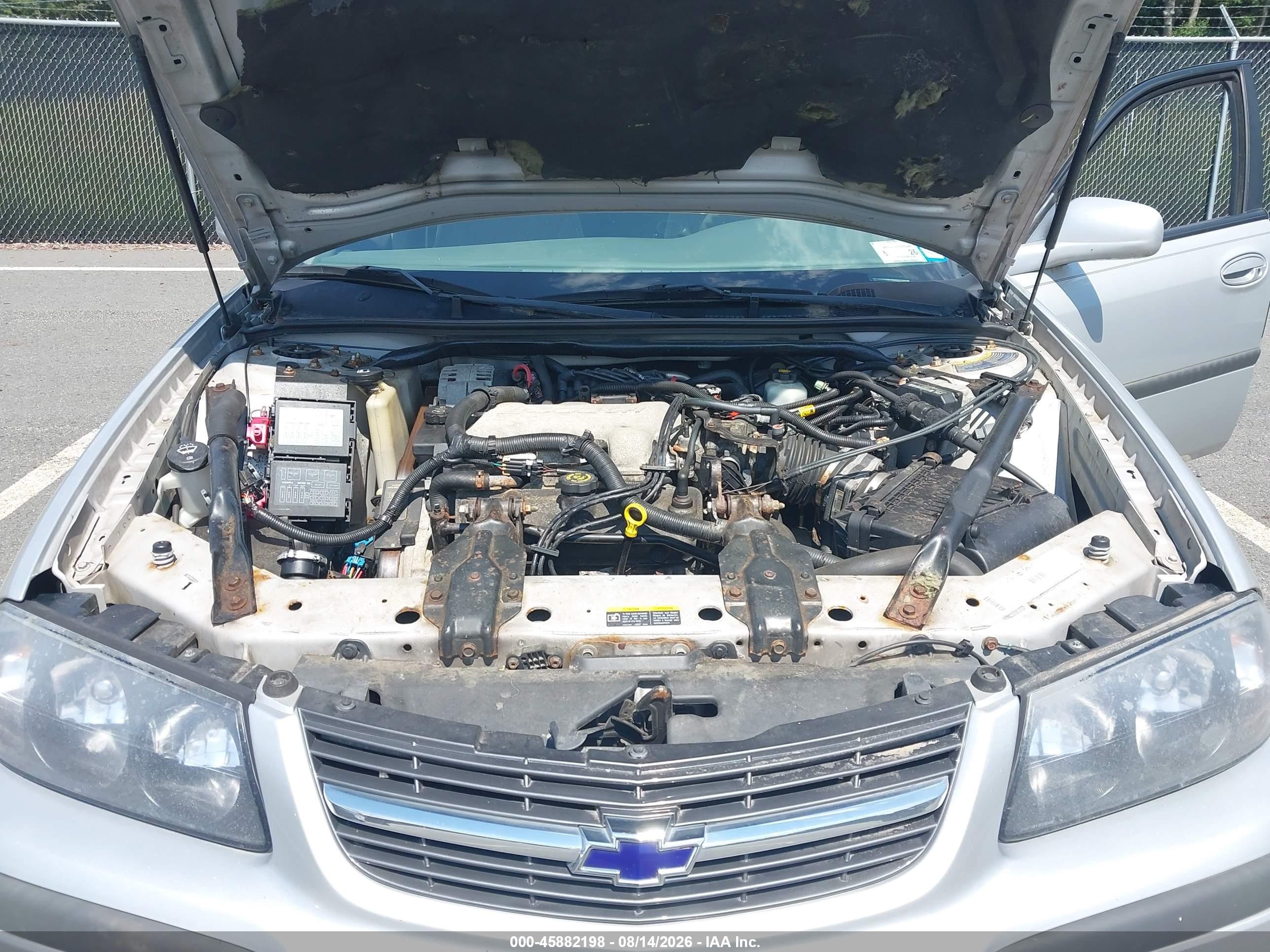 2002 Chevrolet Impala   Silver vin: 2G1WF52E829217666