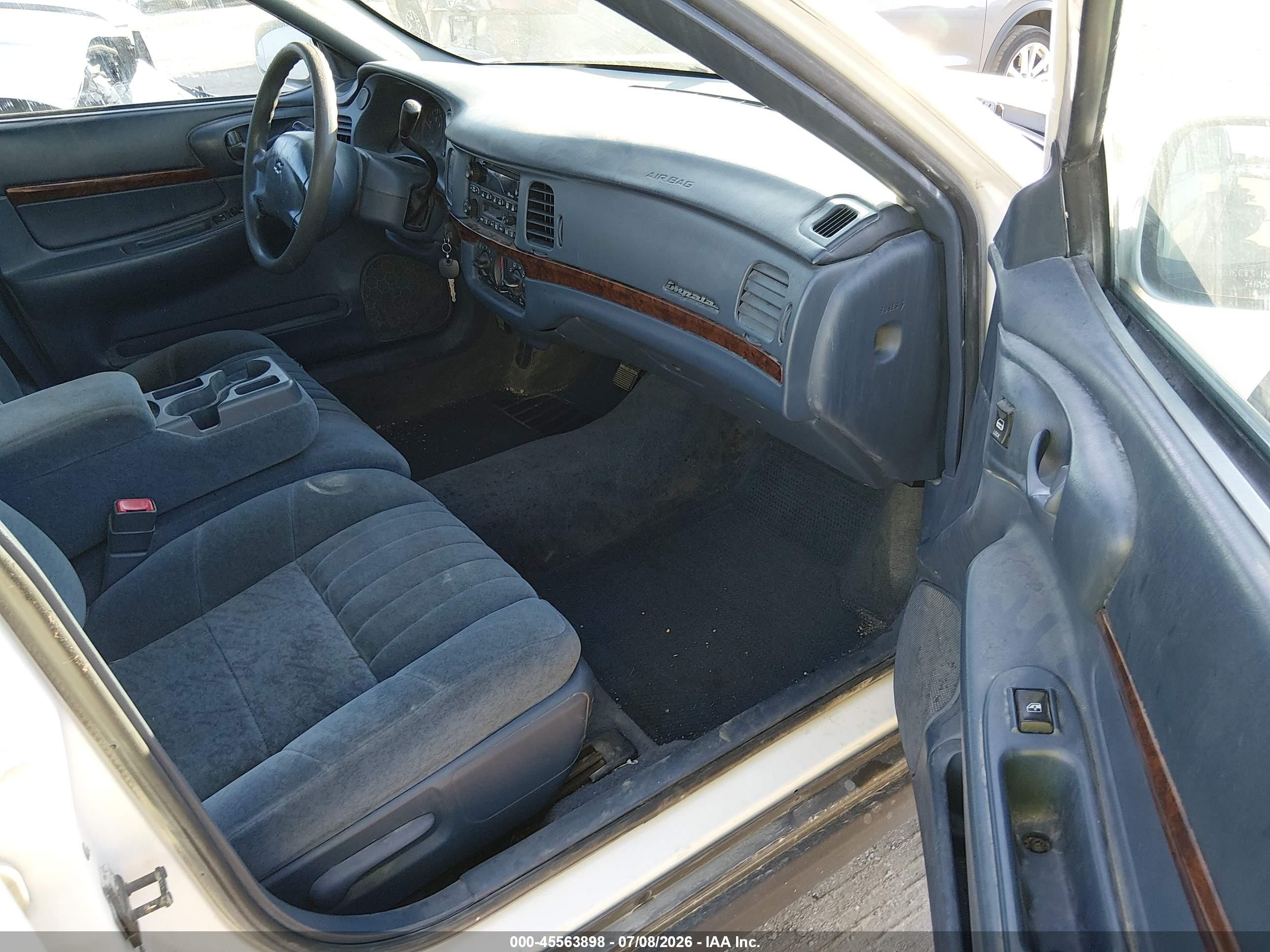 2003 Chevrolet Impala   White vin: 2G1WF52E839168244