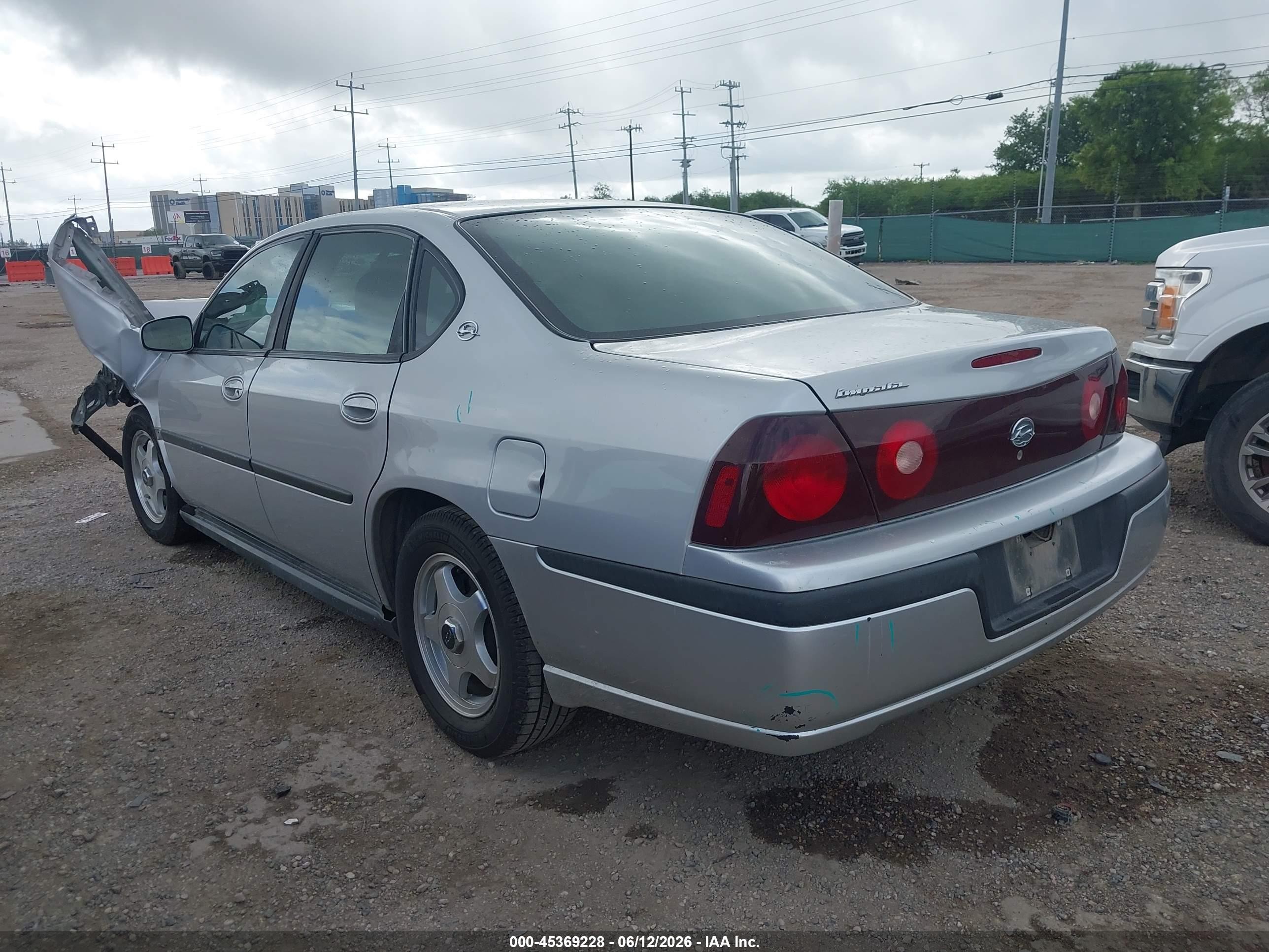 2003 Chevrolet Impala   Silver vin: 2G1WF52E839293647