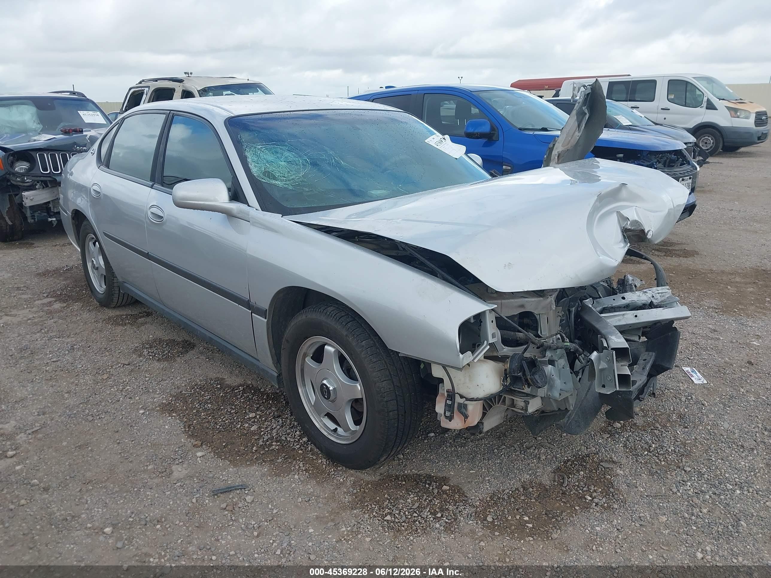 2003 Chevrolet Impala   Silver vin: 2G1WF52E839293647