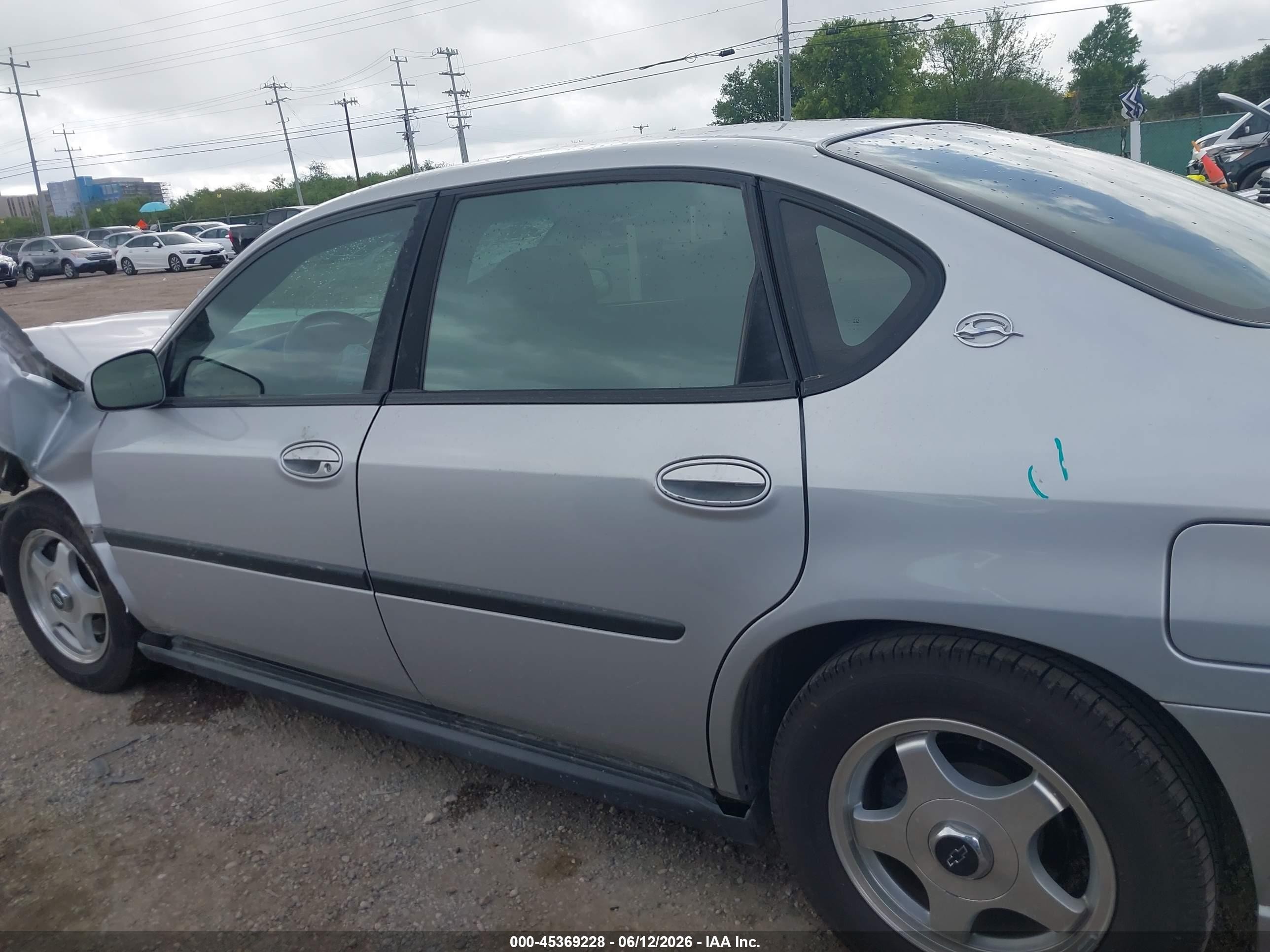 2003 Chevrolet Impala   Silver vin: 2G1WF52E839293647