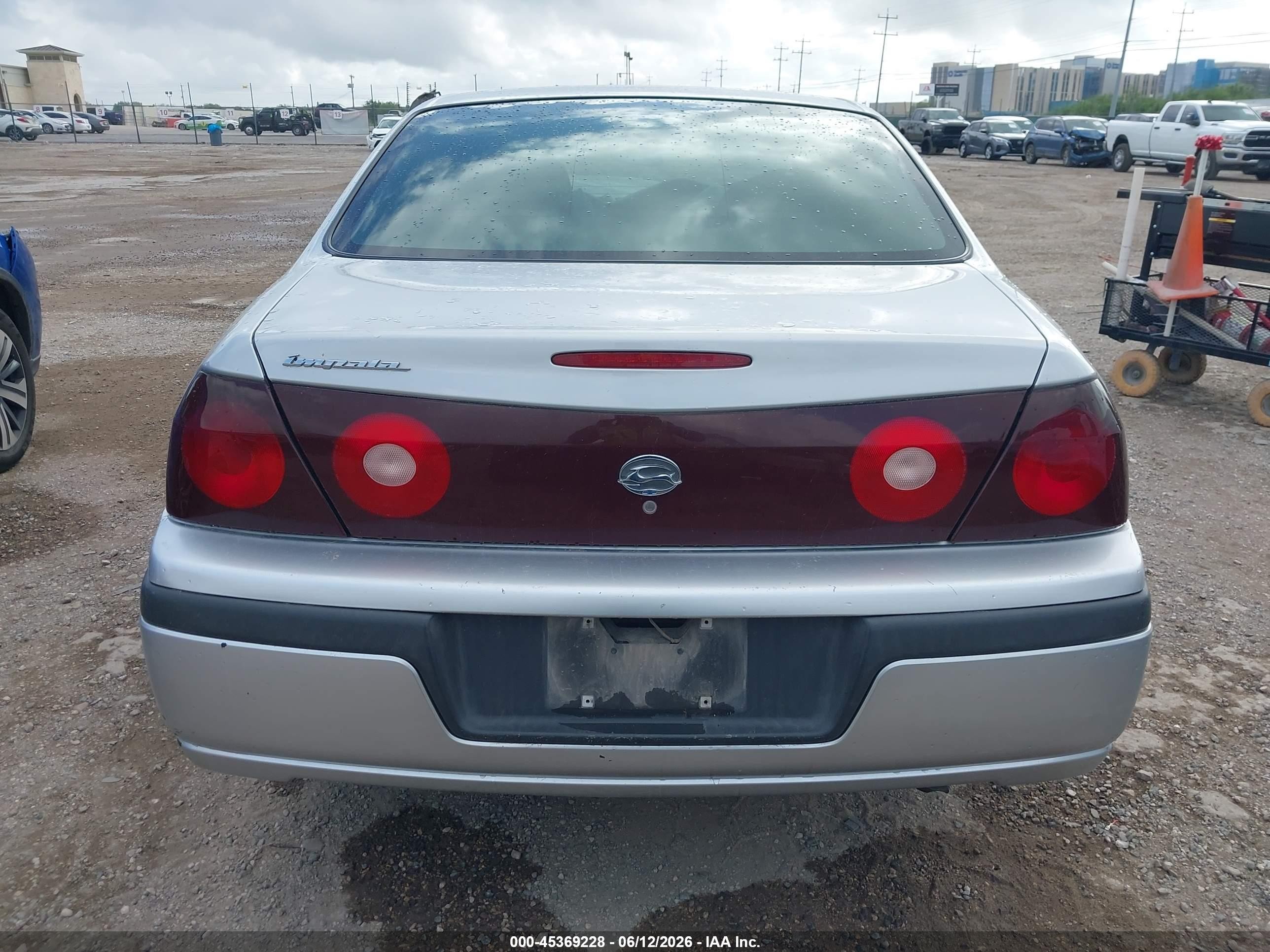 2003 Chevrolet Impala   Silver vin: 2G1WF52E839293647