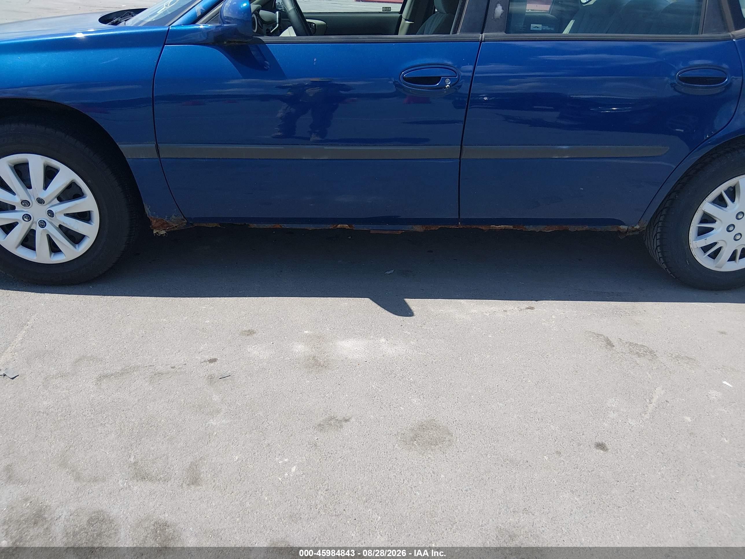 2003 Chevrolet Impala   Blue vin: 2G1WF52E839417061