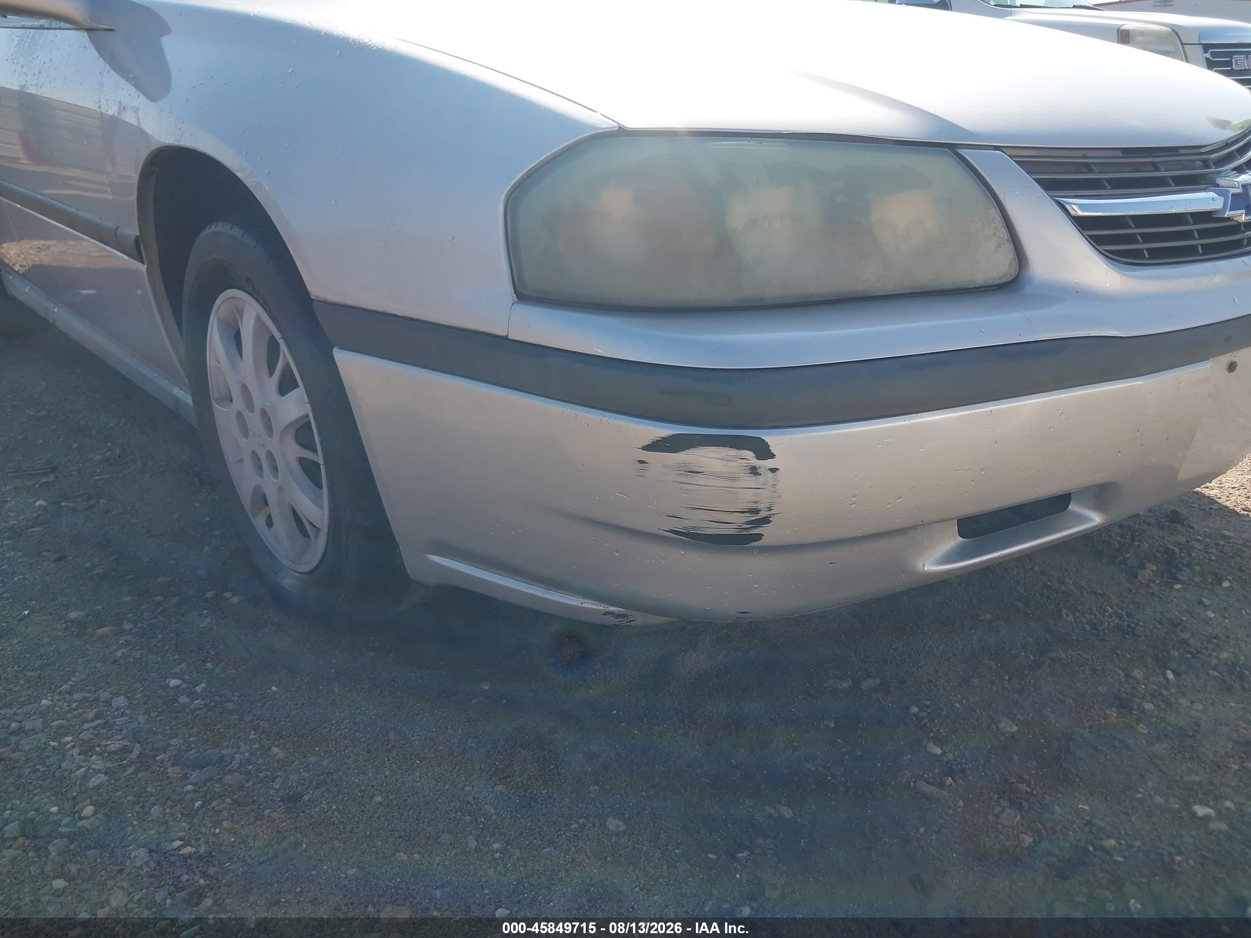 2004 Chevrolet Impala   Silver vin: 2G1WF52E849136380