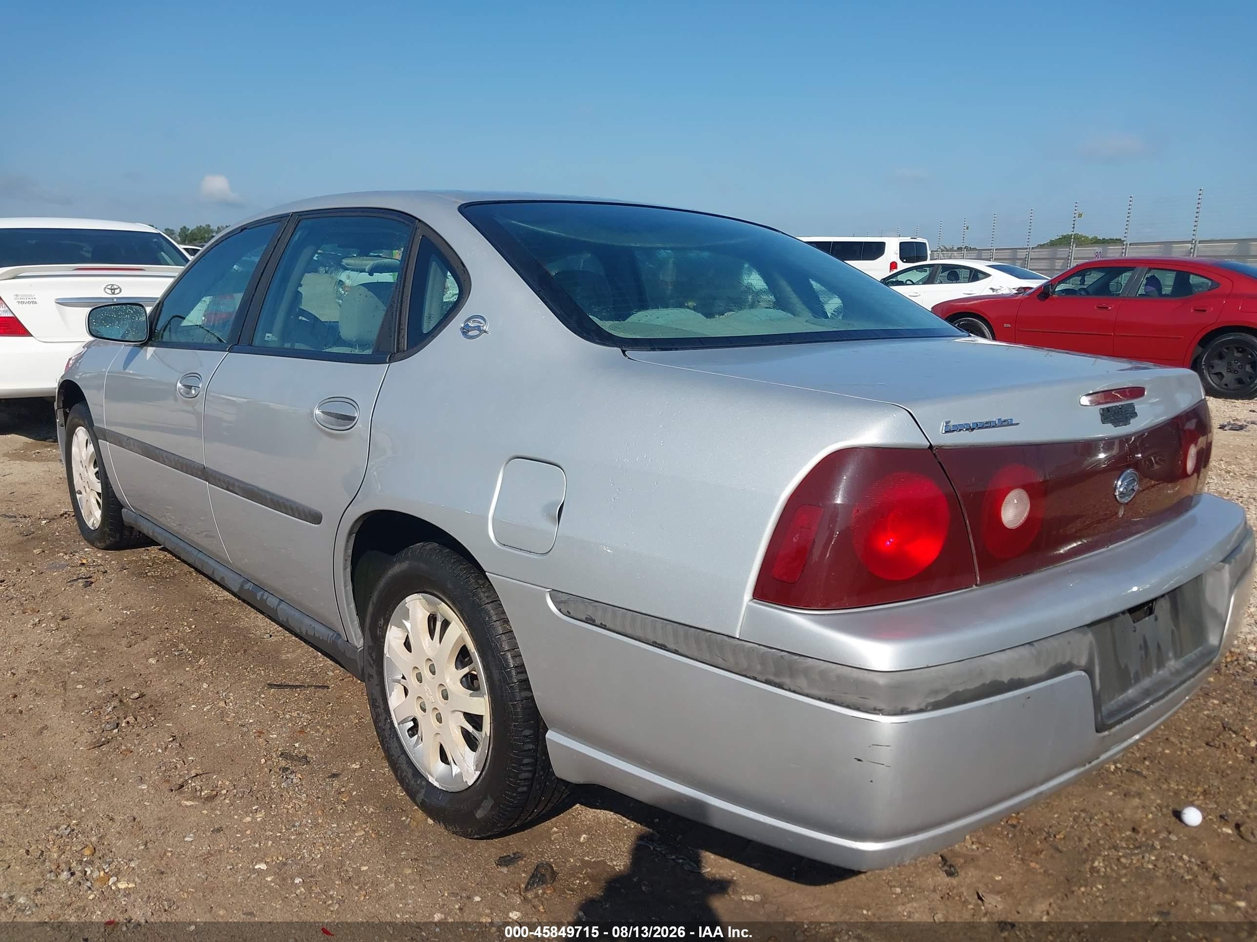 2004 Chevrolet Impala   Silver vin: 2G1WF52E849136380