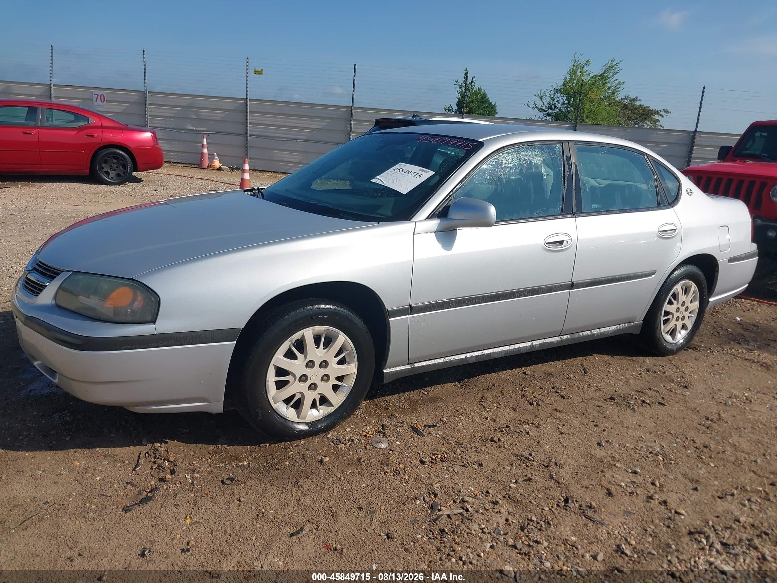 2004 Chevrolet Impala   Silver vin: 2G1WF52E849136380