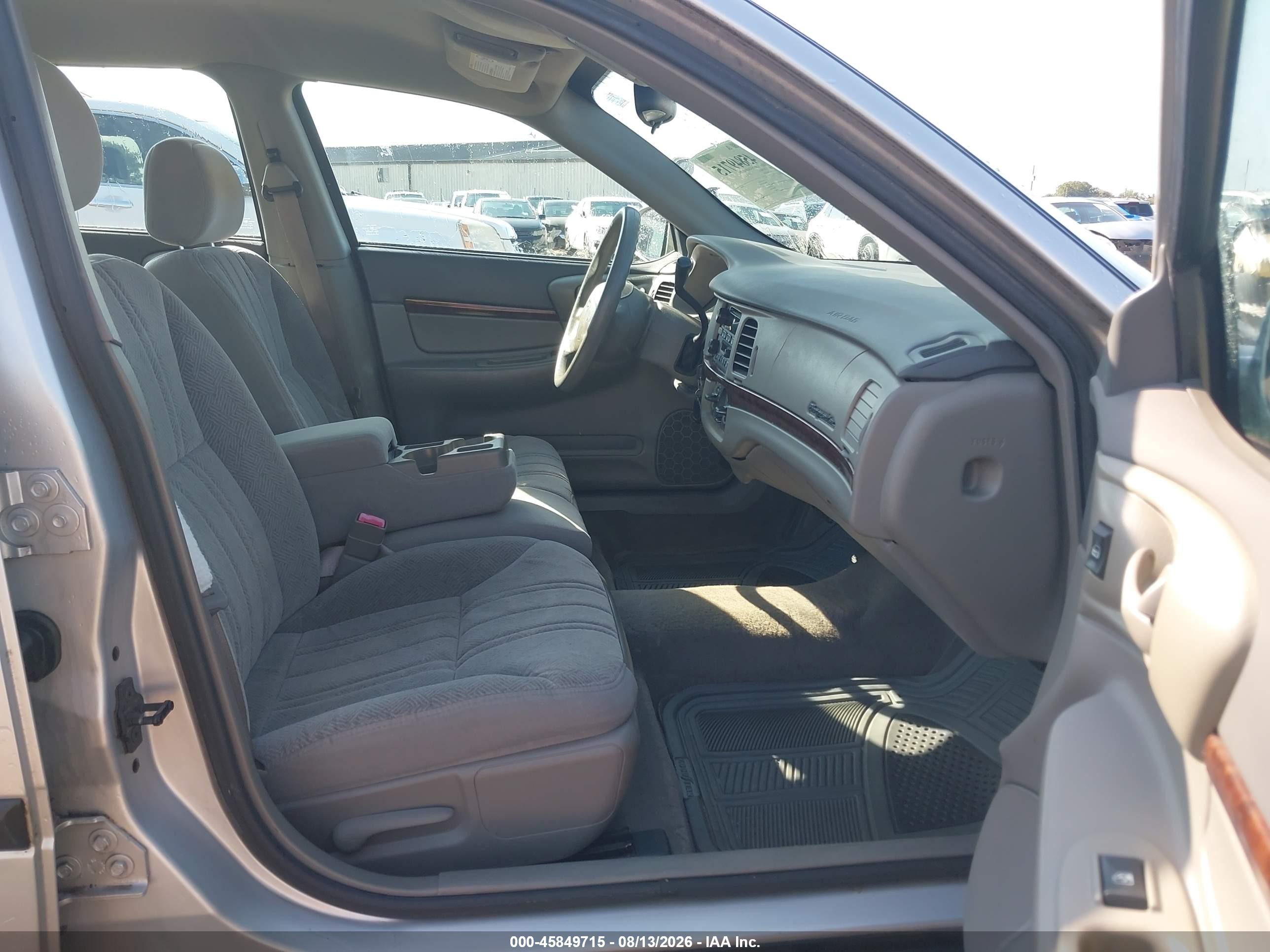 2004 Chevrolet Impala   Silver vin: 2G1WF52E849136380