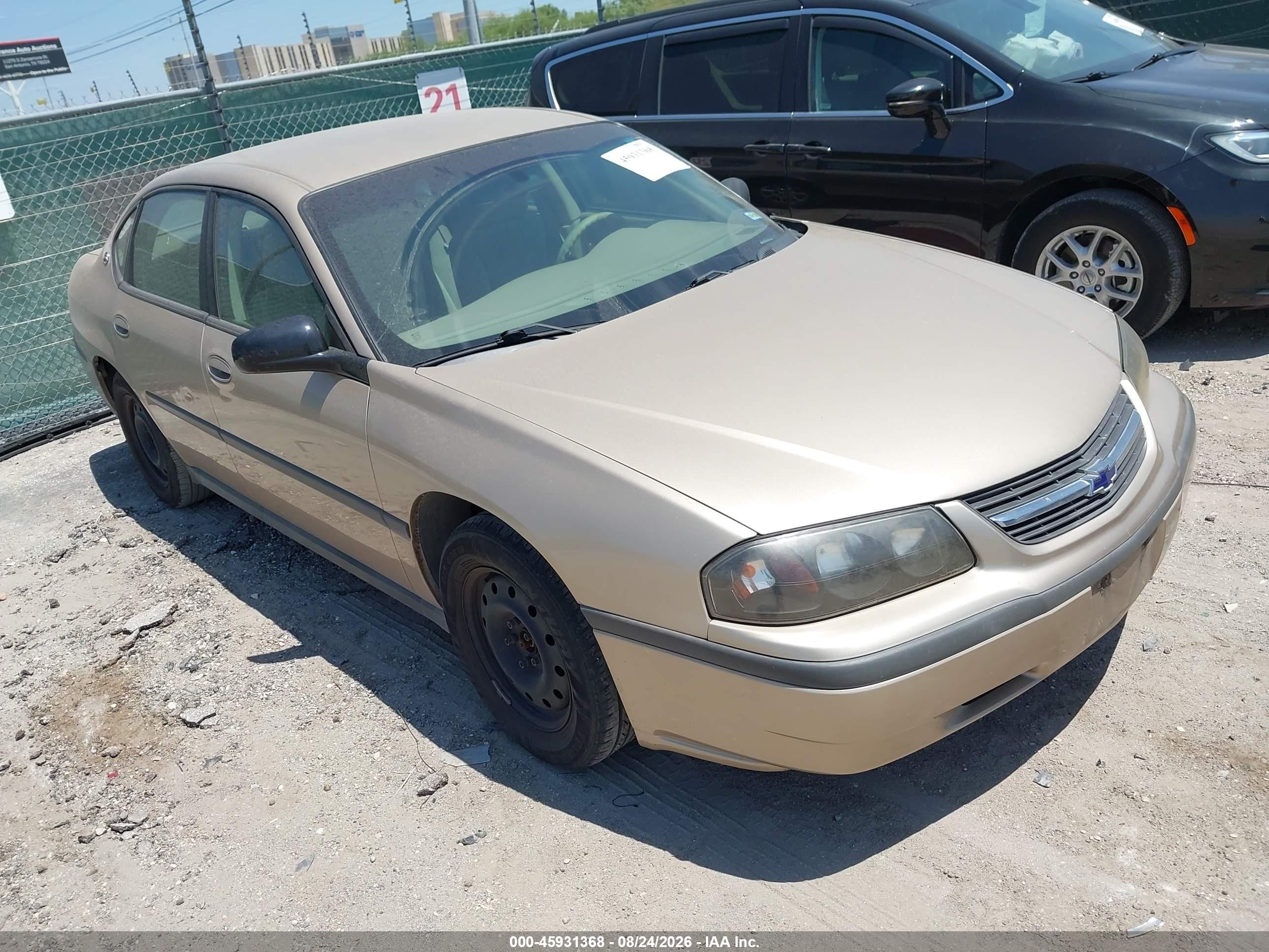 2004 Chevrolet Impala   Tan vin: 2G1WF52E849143815