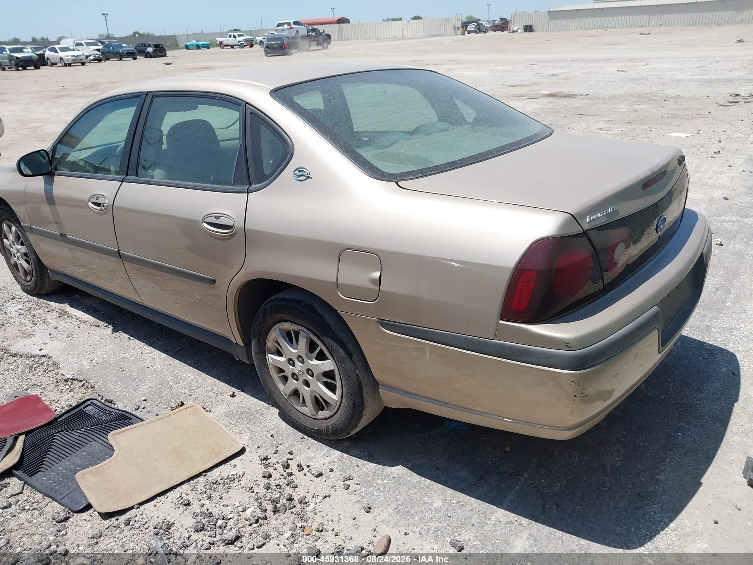 2004 Chevrolet Impala   Tan vin: 2G1WF52E849143815
