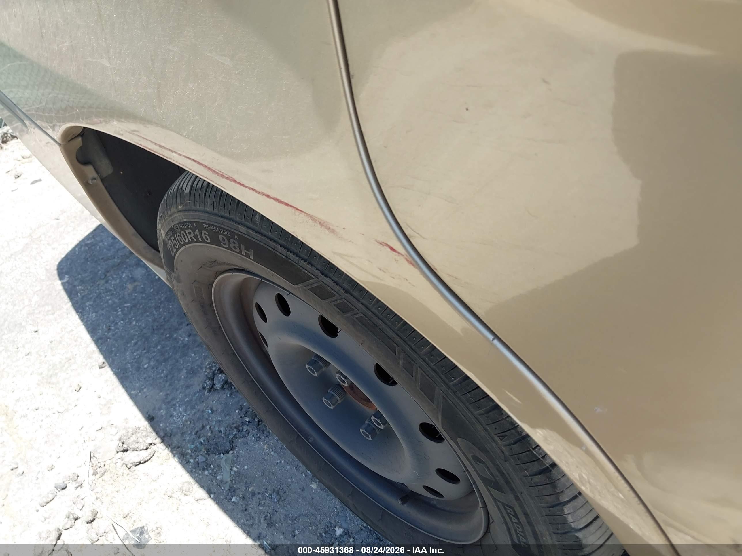 2004 Chevrolet Impala   Tan vin: 2G1WF52E849143815