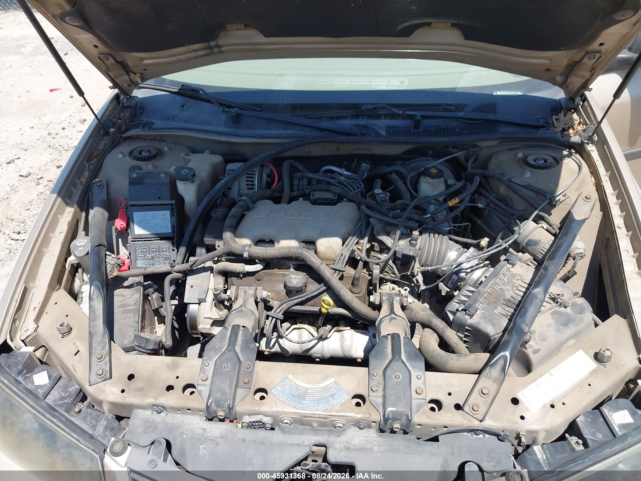 2004 Chevrolet Impala   Tan vin: 2G1WF52E849143815