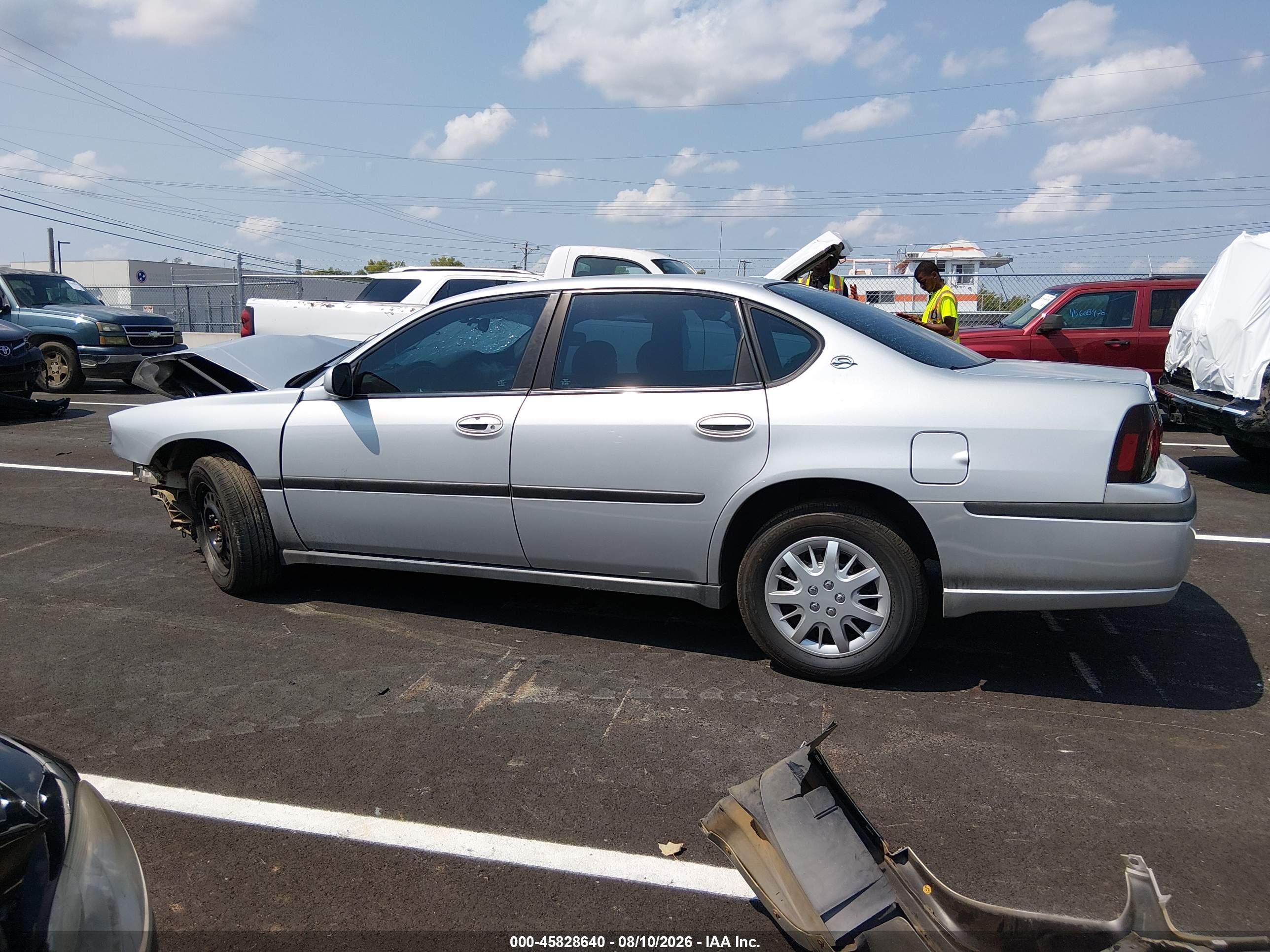 2004 Chevrolet Impala   Silver vin: 2G1WF52E849261816