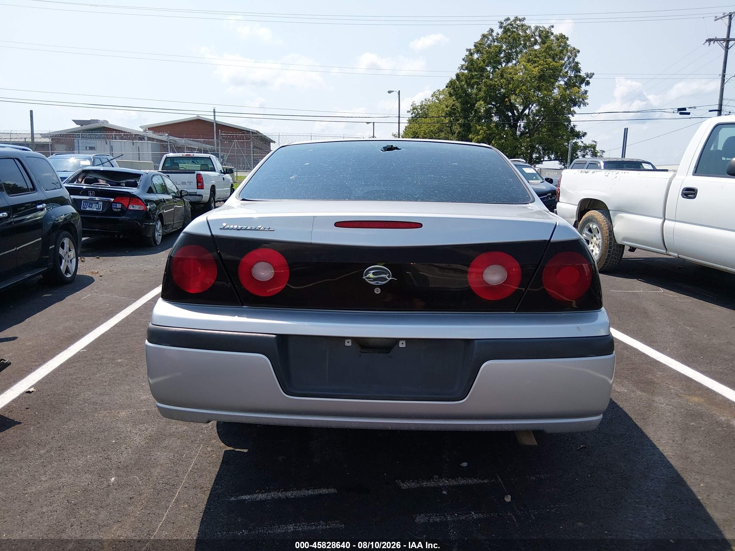 2004 Chevrolet Impala   Silver vin: 2G1WF52E849261816