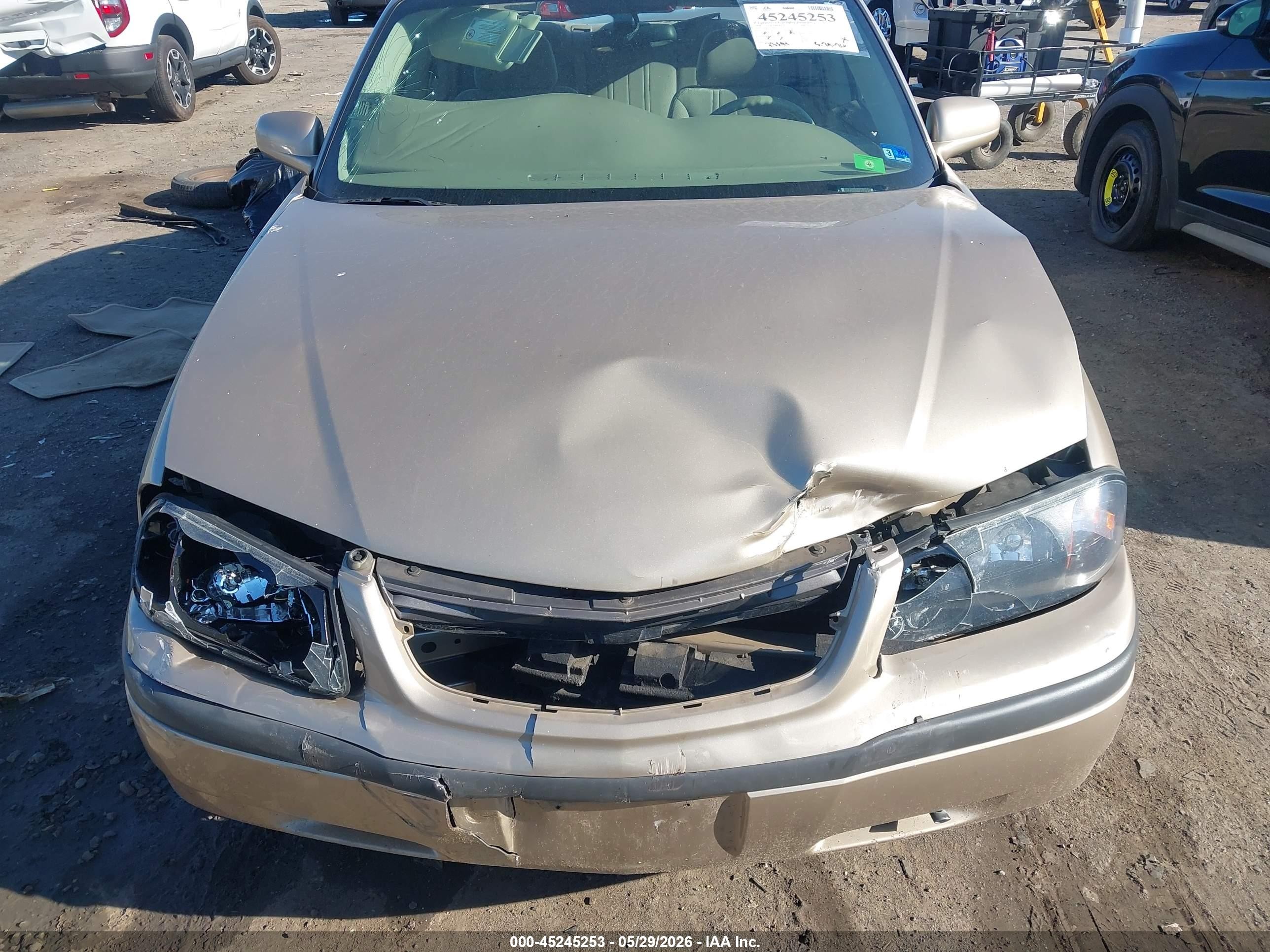 2004 Chevrolet Impala   Gold vin: 2G1WF52E849341732