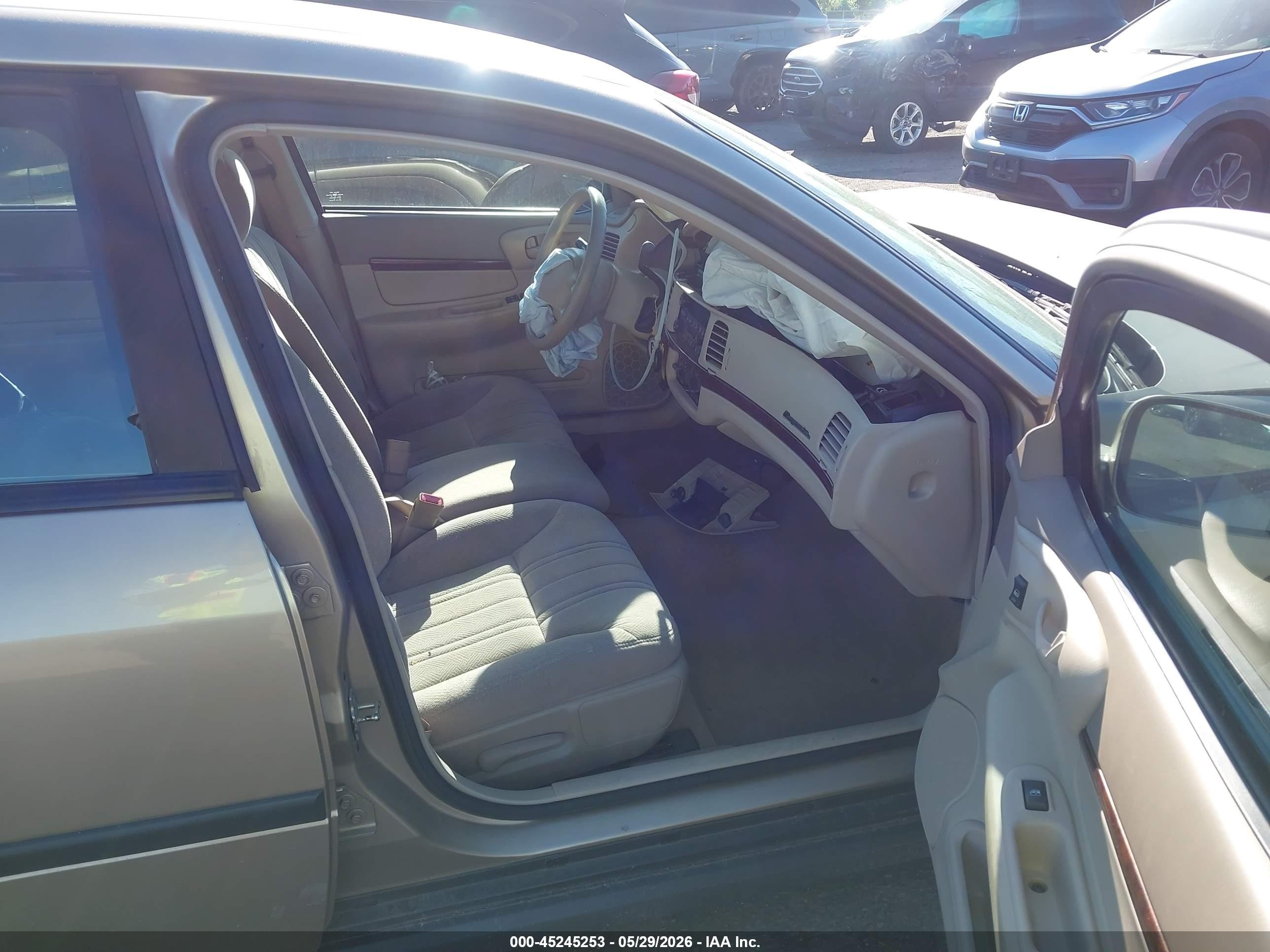 2004 Chevrolet Impala   Gold vin: 2G1WF52E849341732