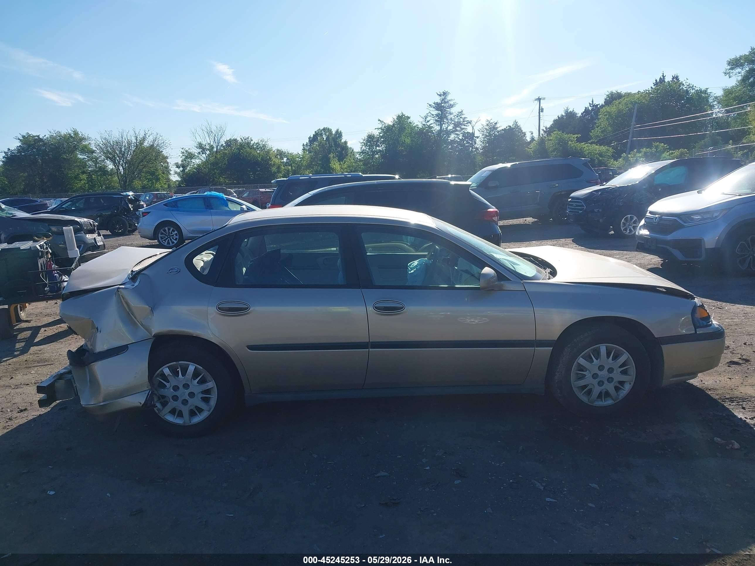 2004 Chevrolet Impala   Gold vin: 2G1WF52E849341732