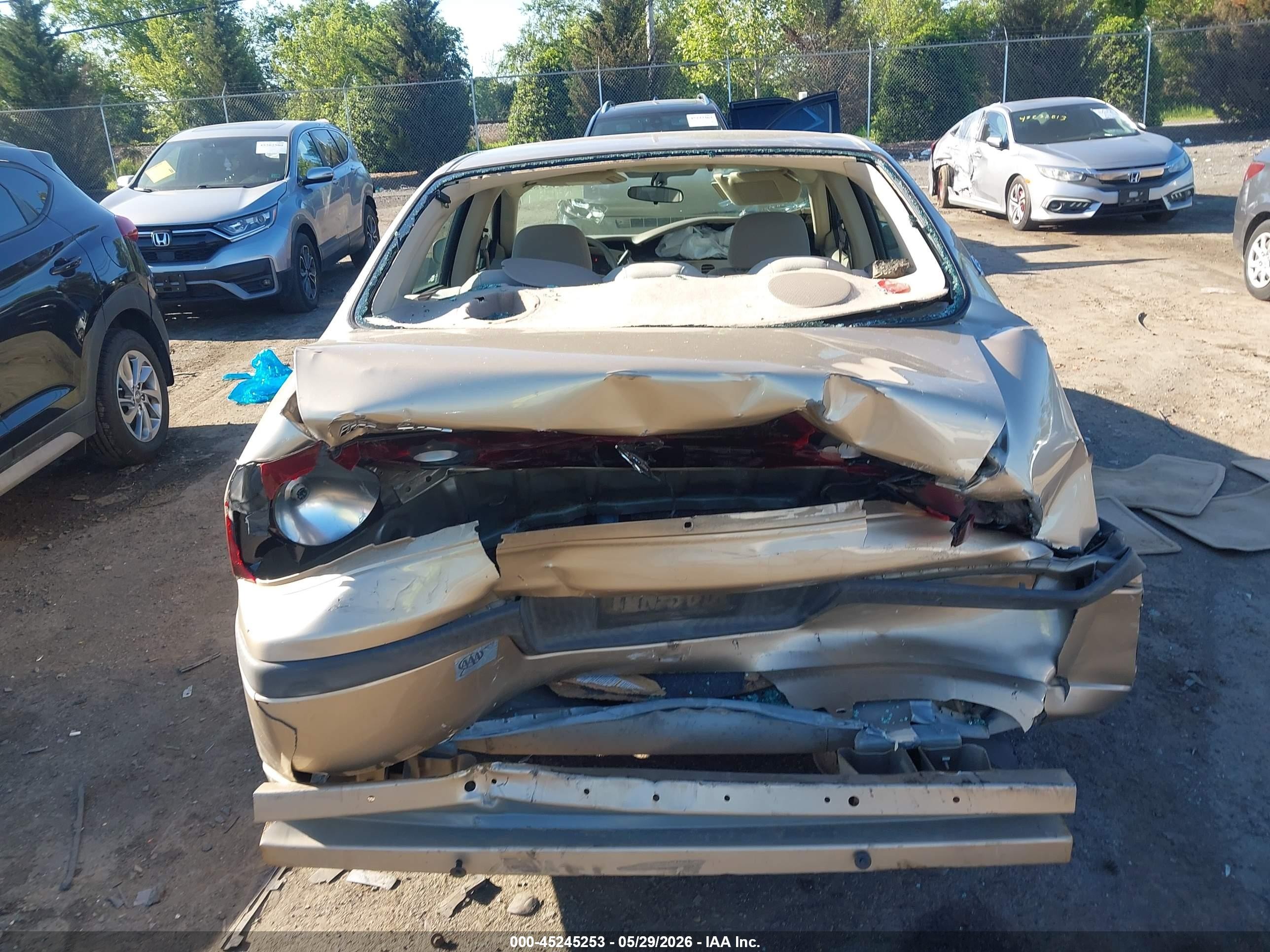 2004 Chevrolet Impala   Gold vin: 2G1WF52E849341732