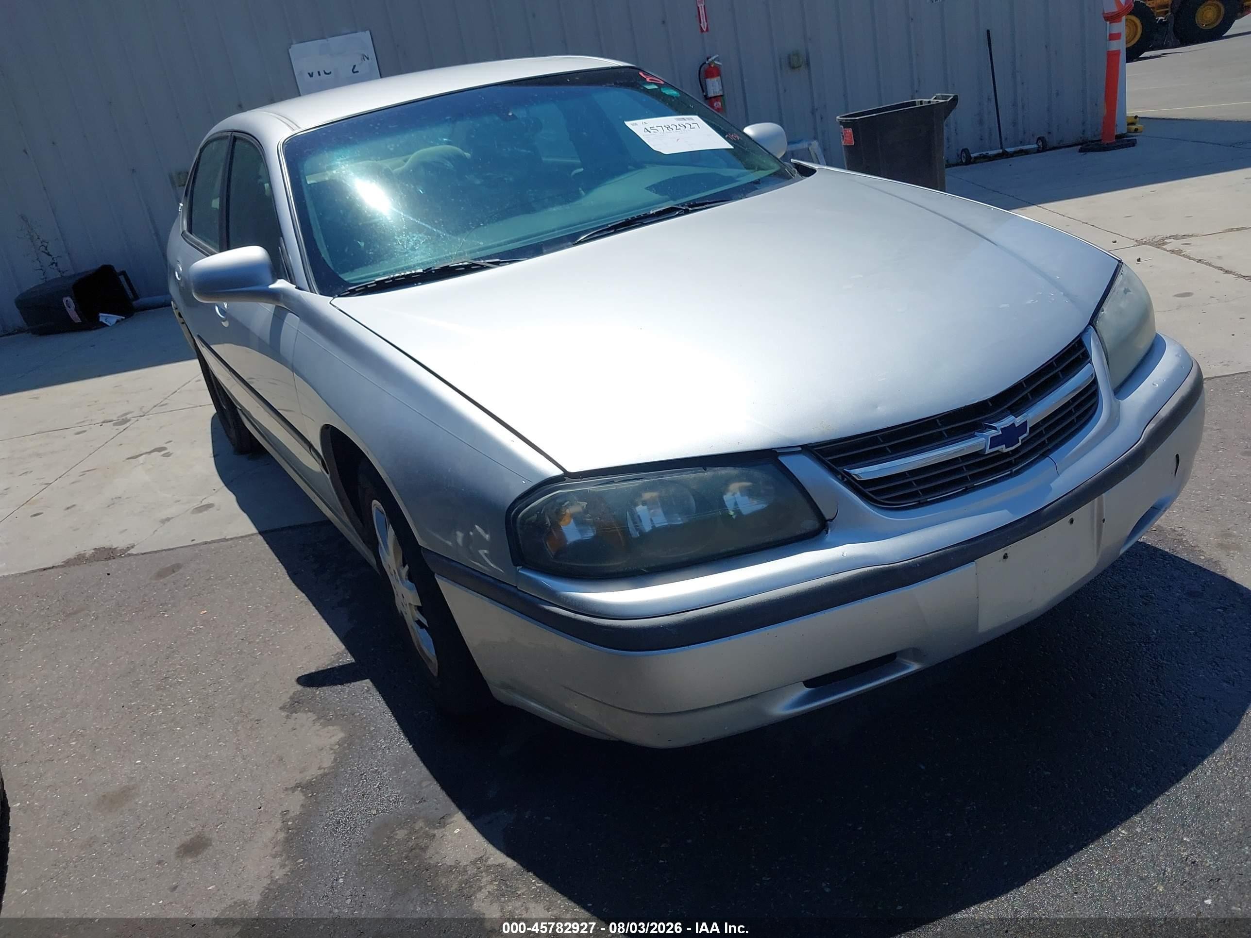 2004 Chevrolet Impala   Silver vin: 2G1WF52E849422214