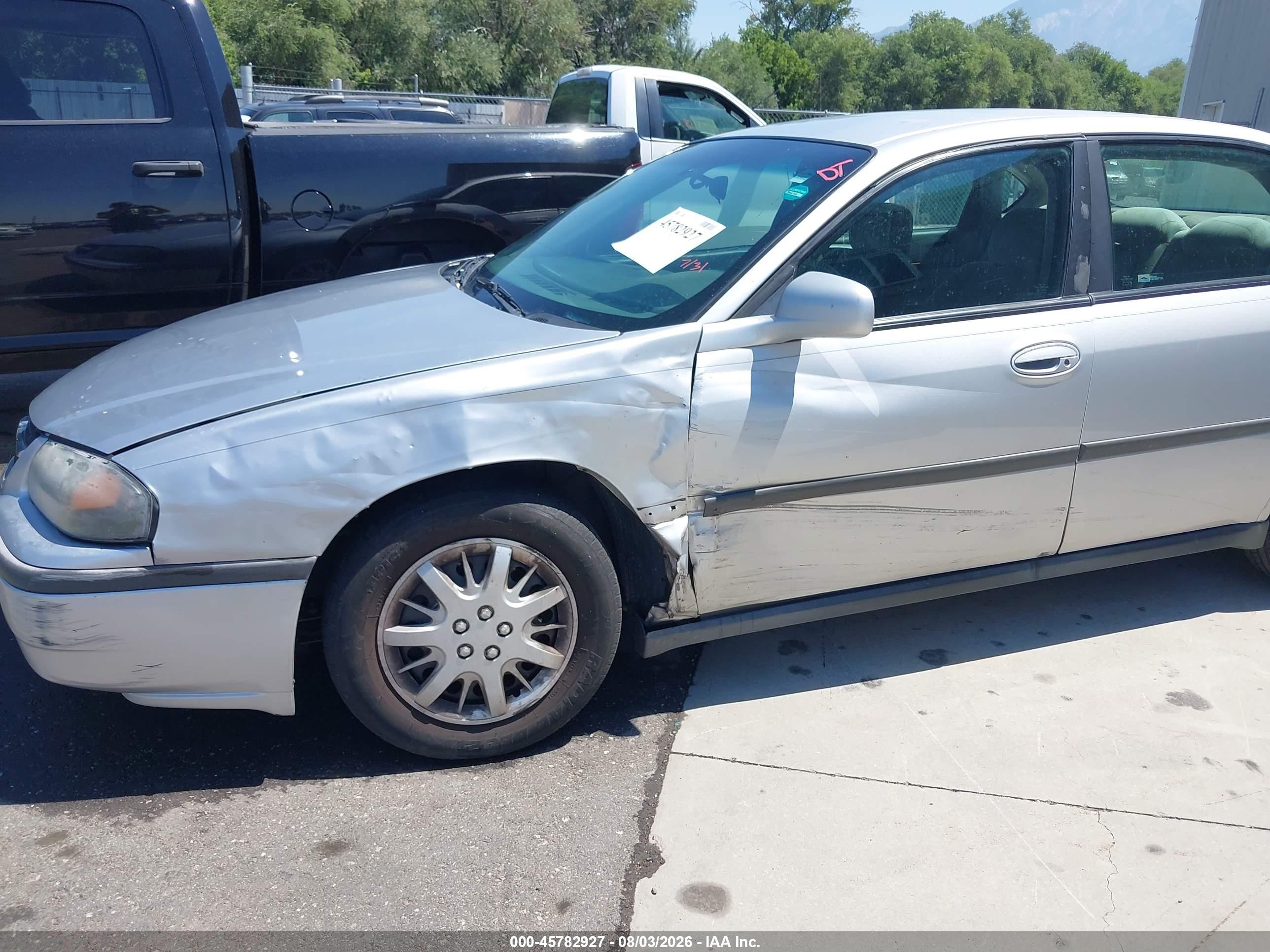 2004 Chevrolet Impala   Silver vin: 2G1WF52E849422214