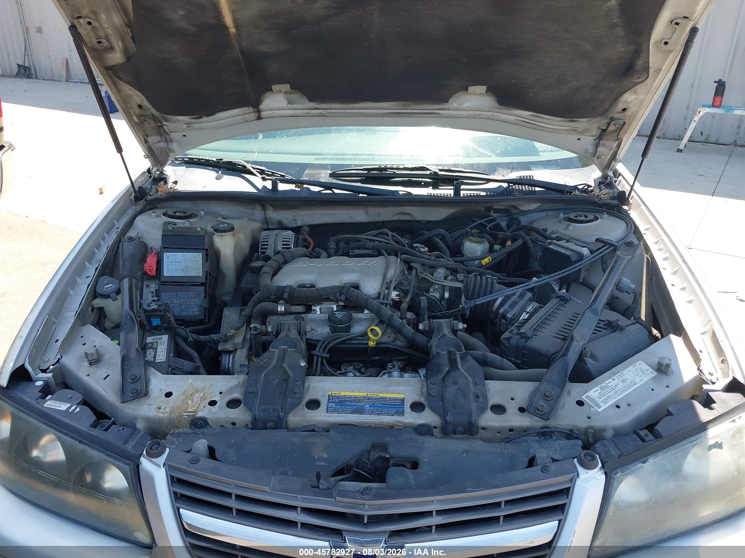 2004 Chevrolet Impala   Silver vin: 2G1WF52E849422214