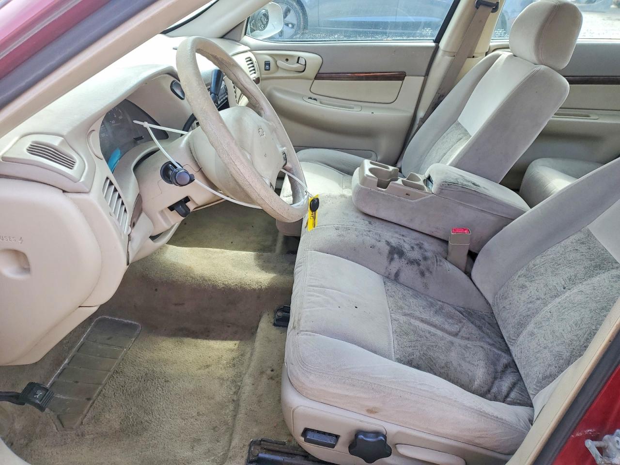2005 Chevrolet Impala Burgundy vin: 2G1WF52E859209944