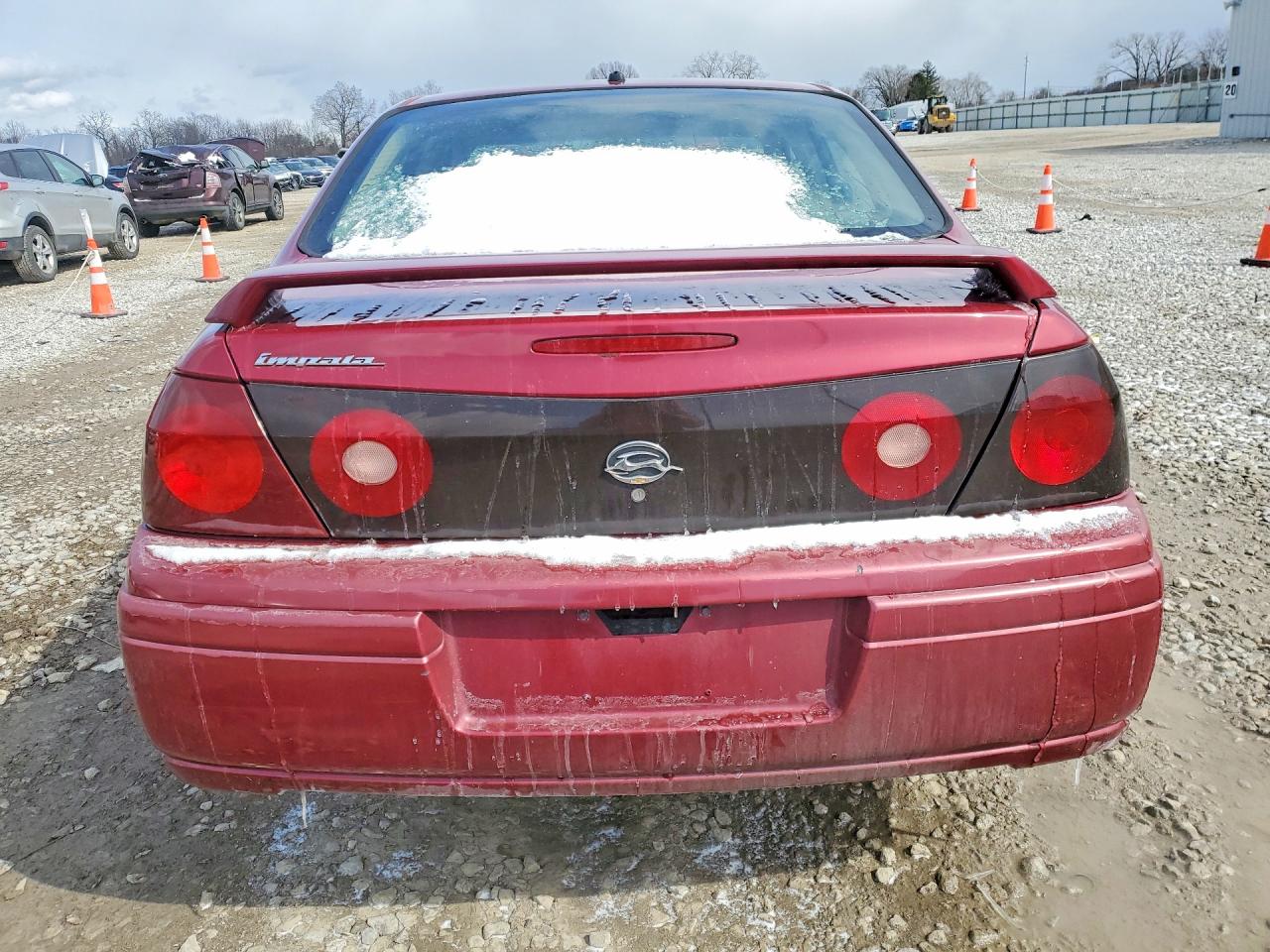 2005 Chevrolet Impala Burgundy vin: 2G1WF52E859209944