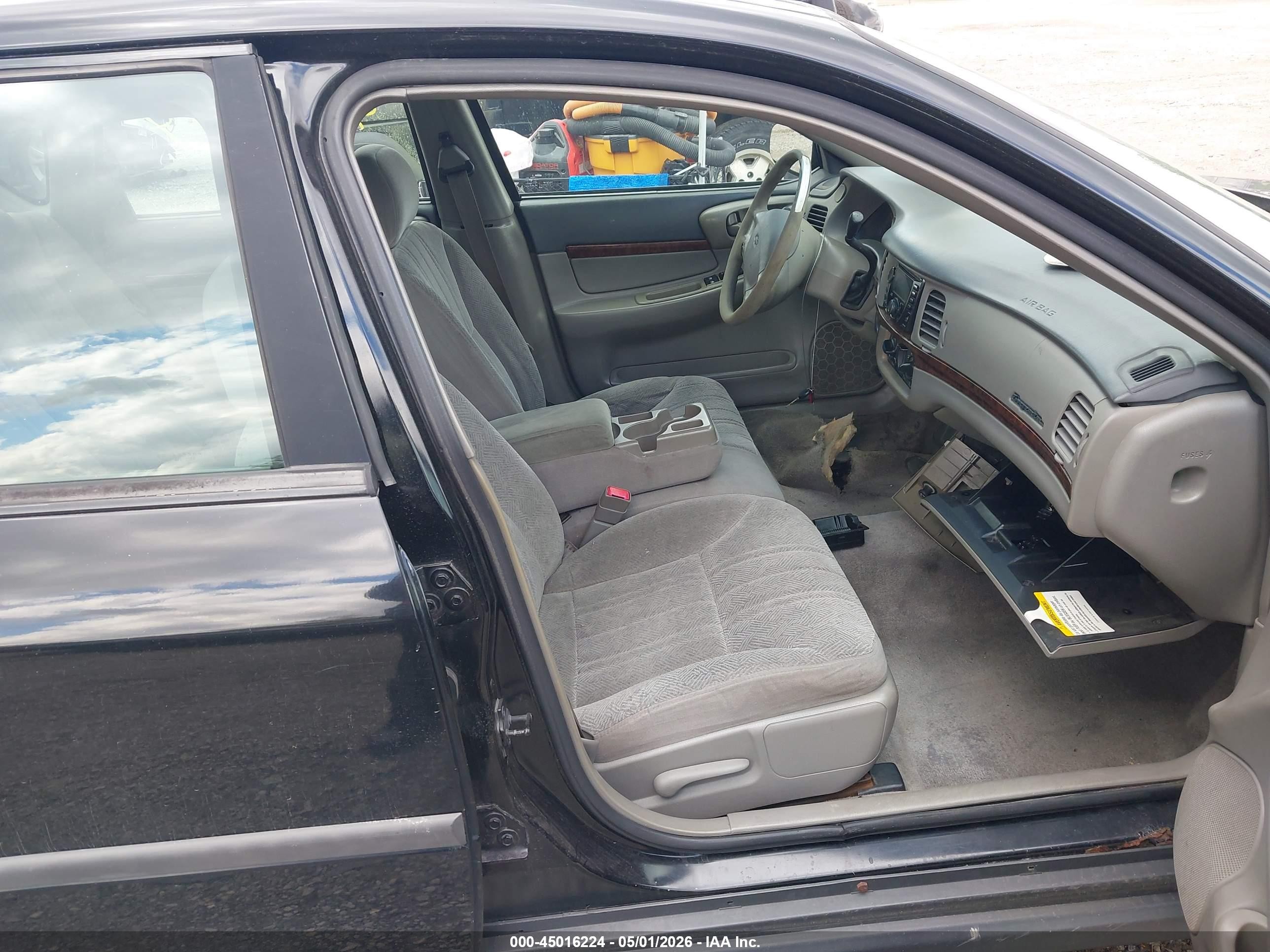2003 Chevrolet Impala   Black vin: 2G1WF52E939355542