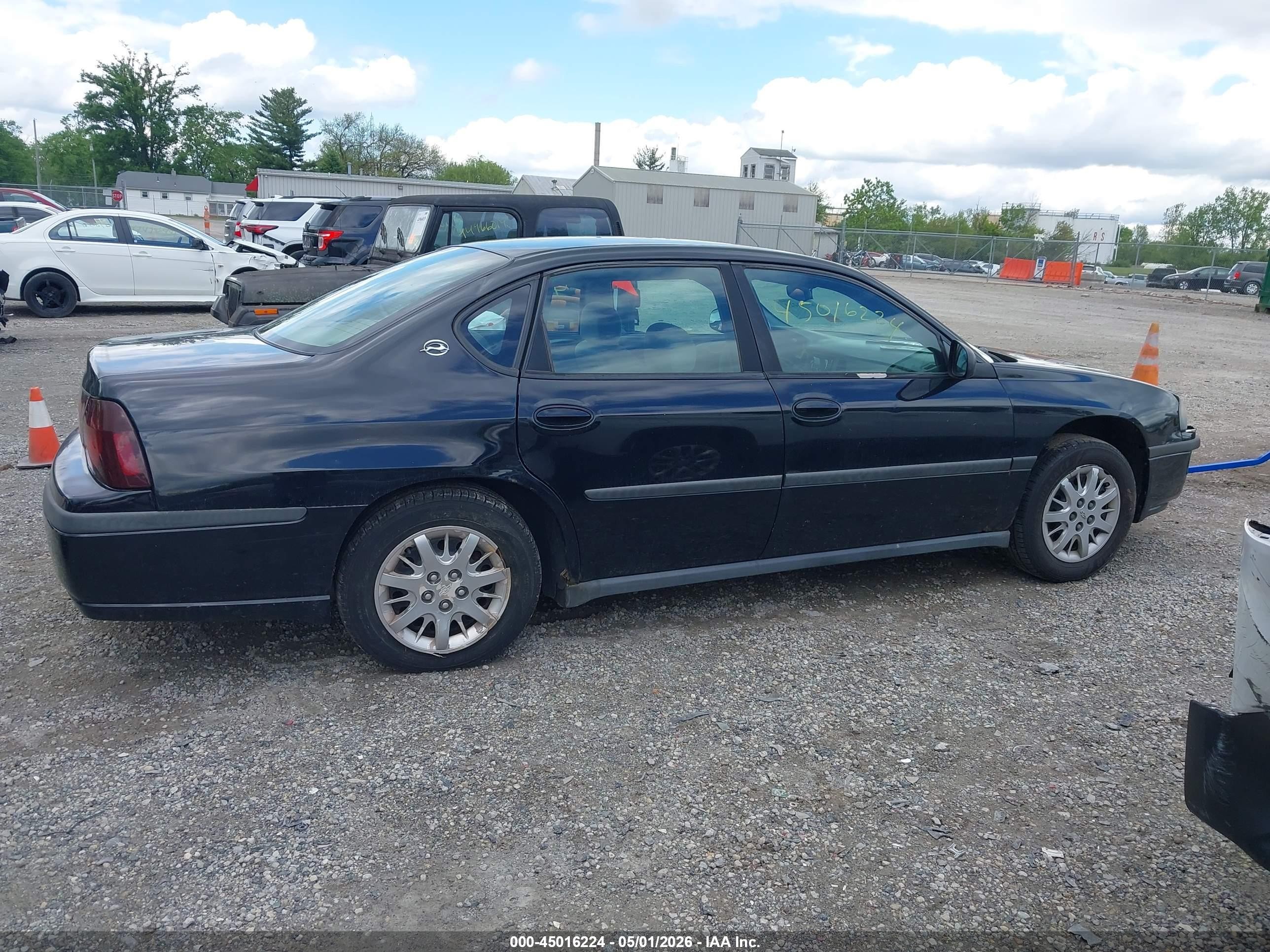 2003 Chevrolet Impala   Black vin: 2G1WF52E939355542