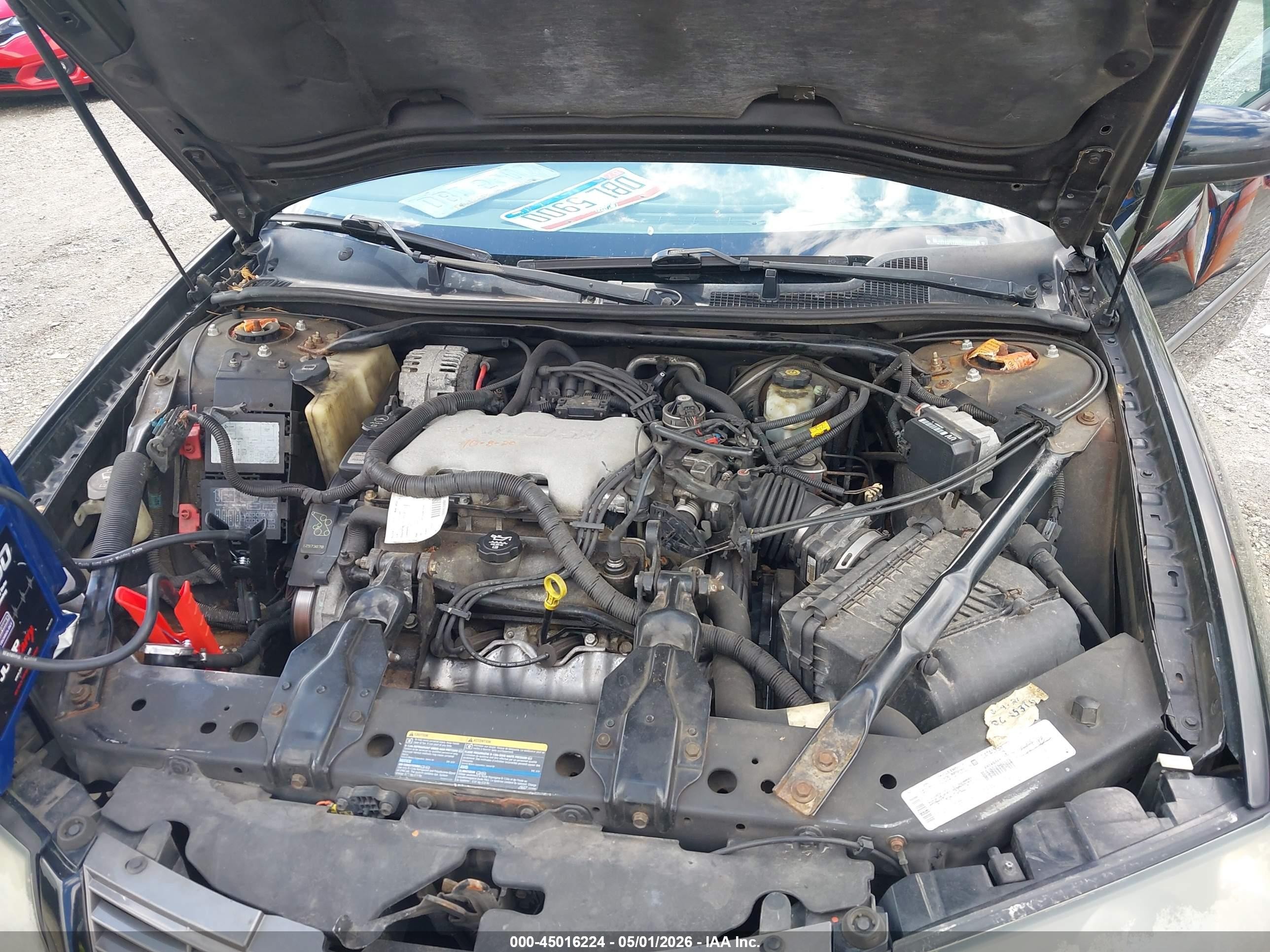2003 Chevrolet Impala   Black vin: 2G1WF52E939355542