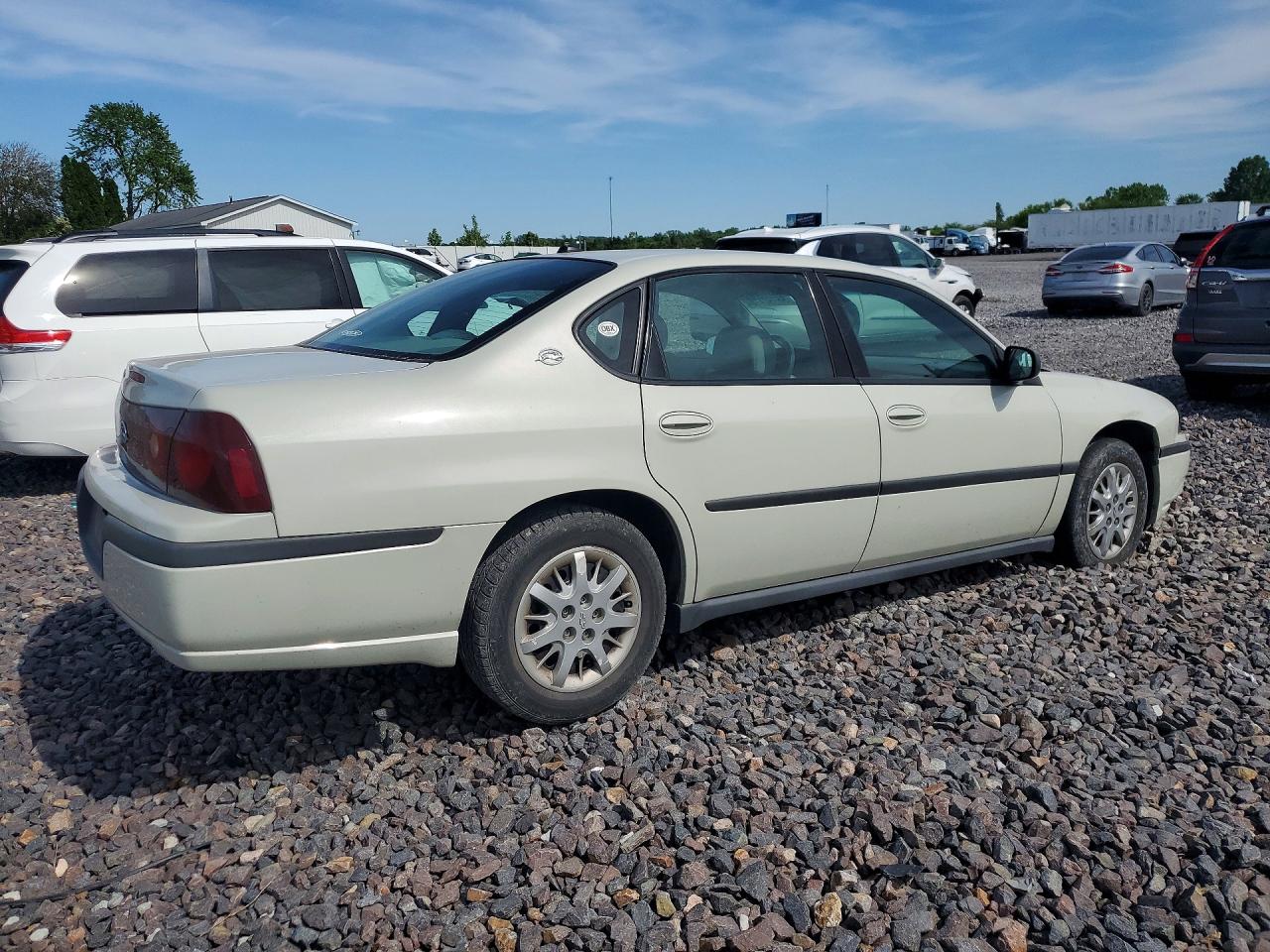 2003 Chevrolet Impala White vin: 2G1WF52E939422835