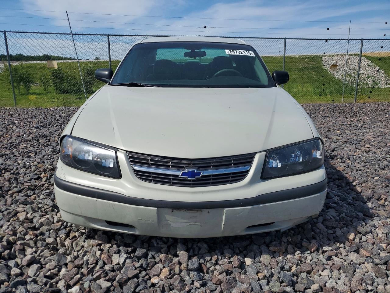 2003 Chevrolet Impala White vin: 2G1WF52E939422835