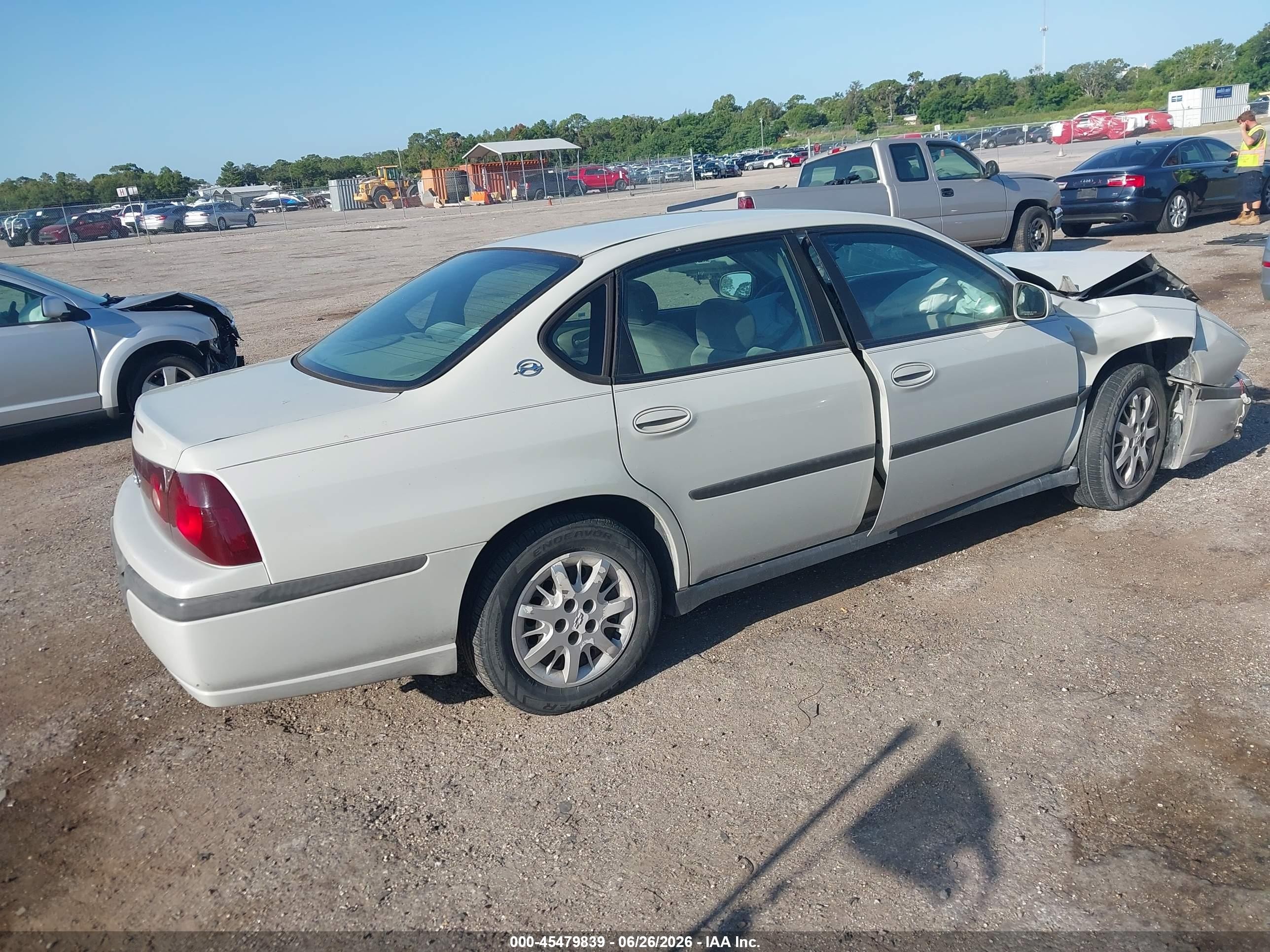 2003 Chevrolet Impala   Tan vin: 2G1WF52E939444320