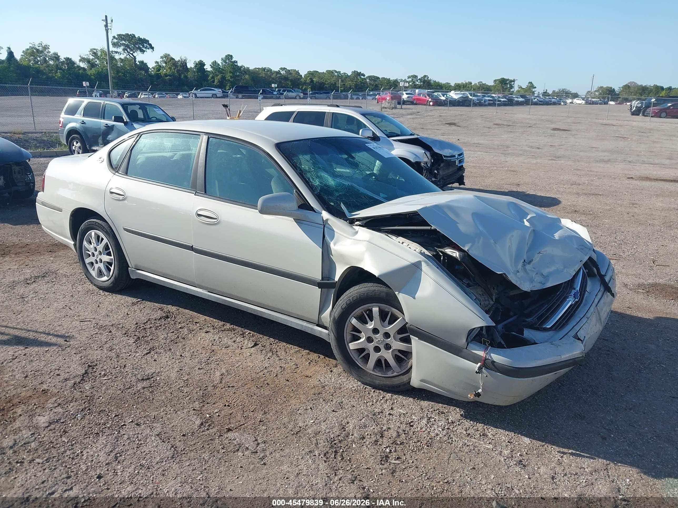 2003 Chevrolet Impala   Tan vin: 2G1WF52E939444320