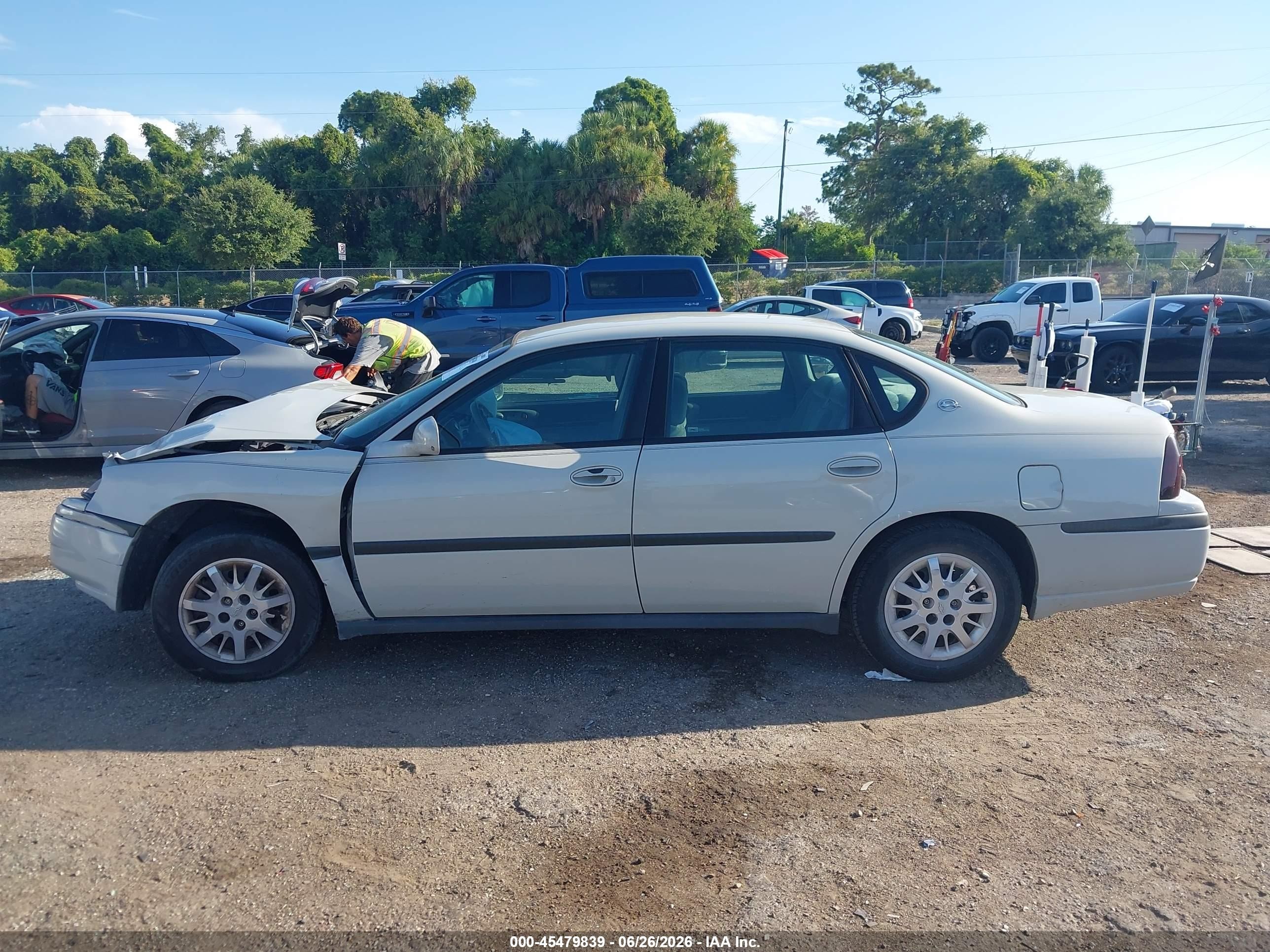 2003 Chevrolet Impala   Tan vin: 2G1WF52E939444320