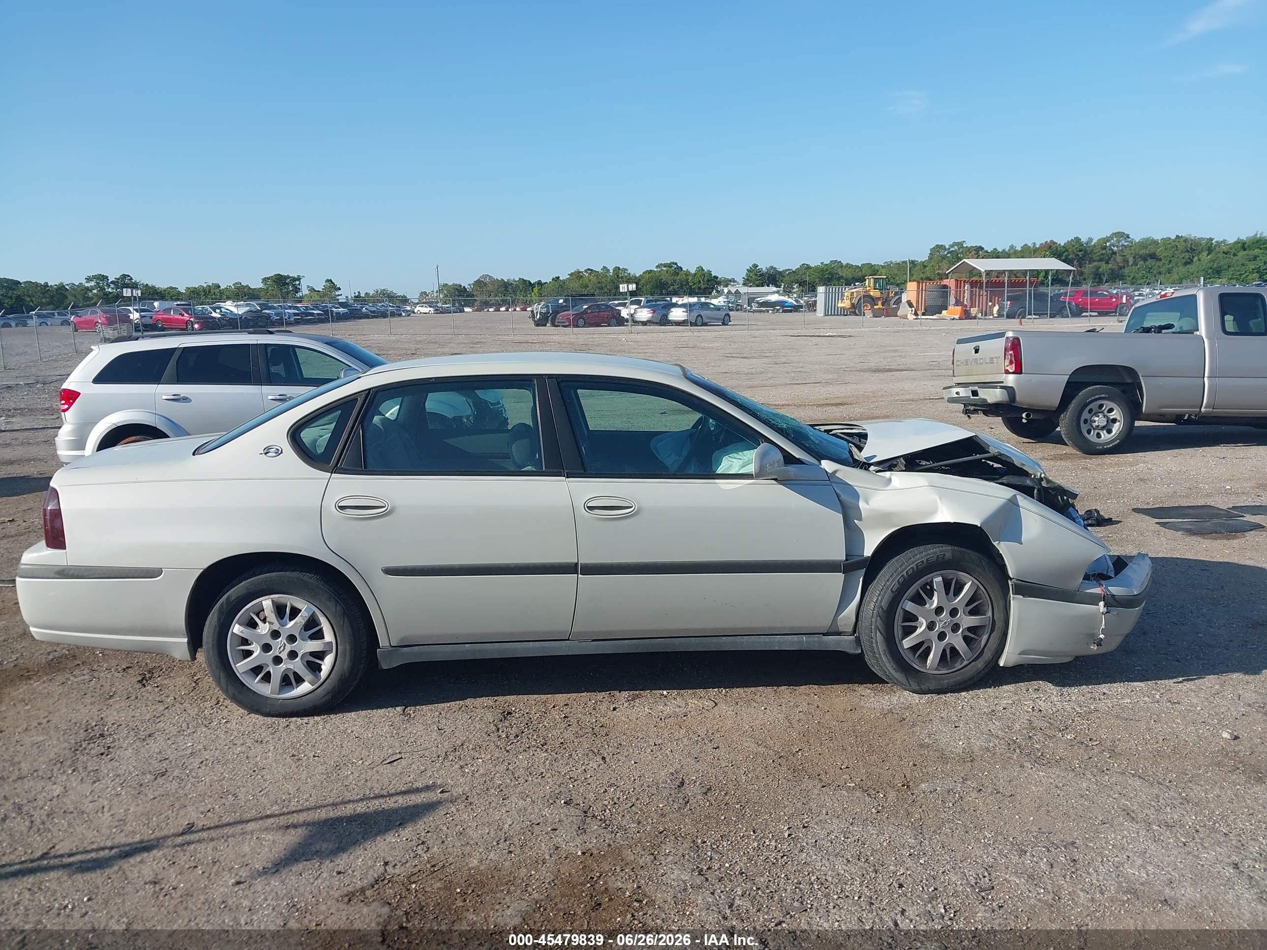 2003 Chevrolet Impala   Tan vin: 2G1WF52E939444320