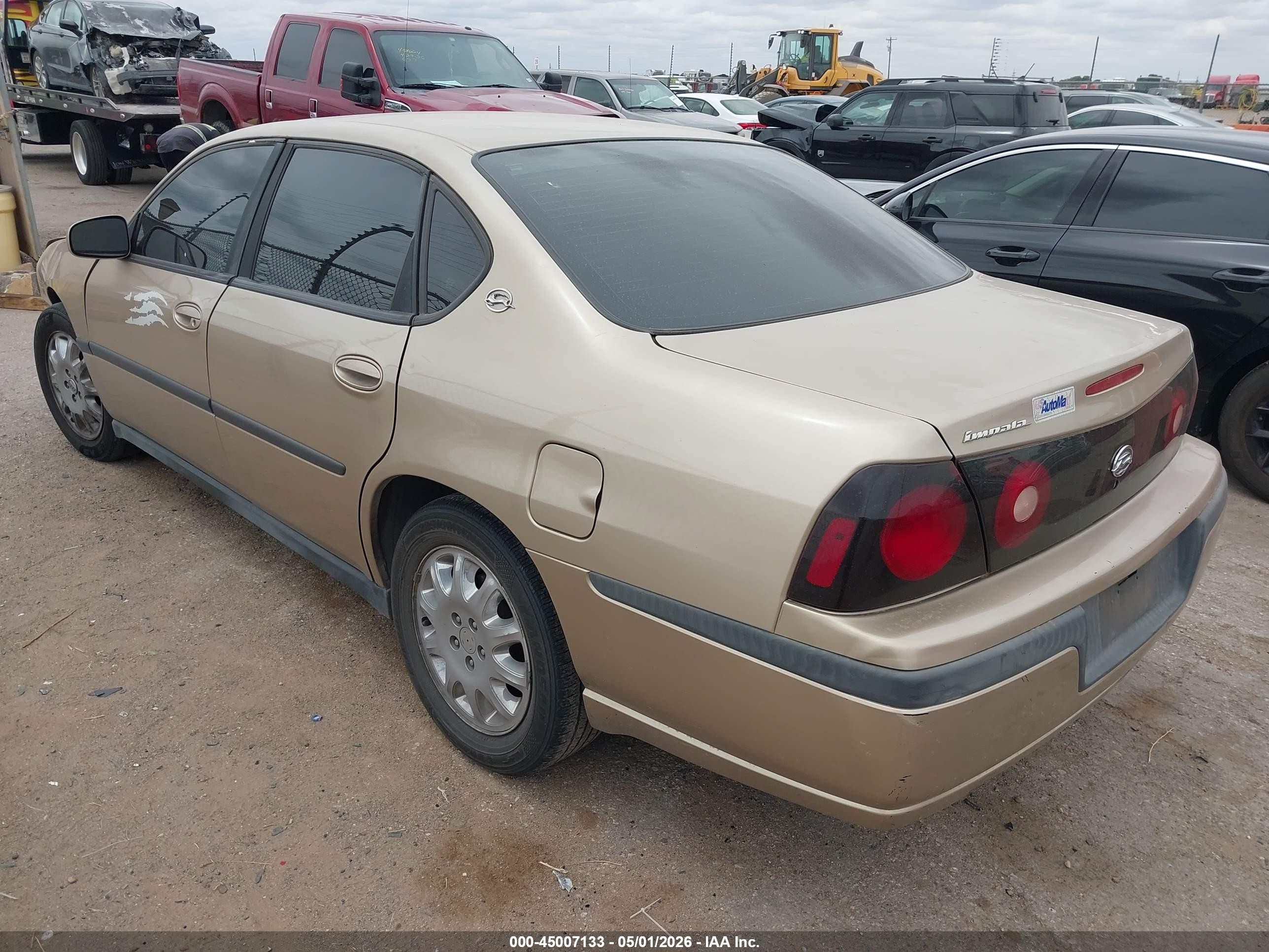 2004 Chevrolet Impala   Gold vin: 2G1WF52E949213242