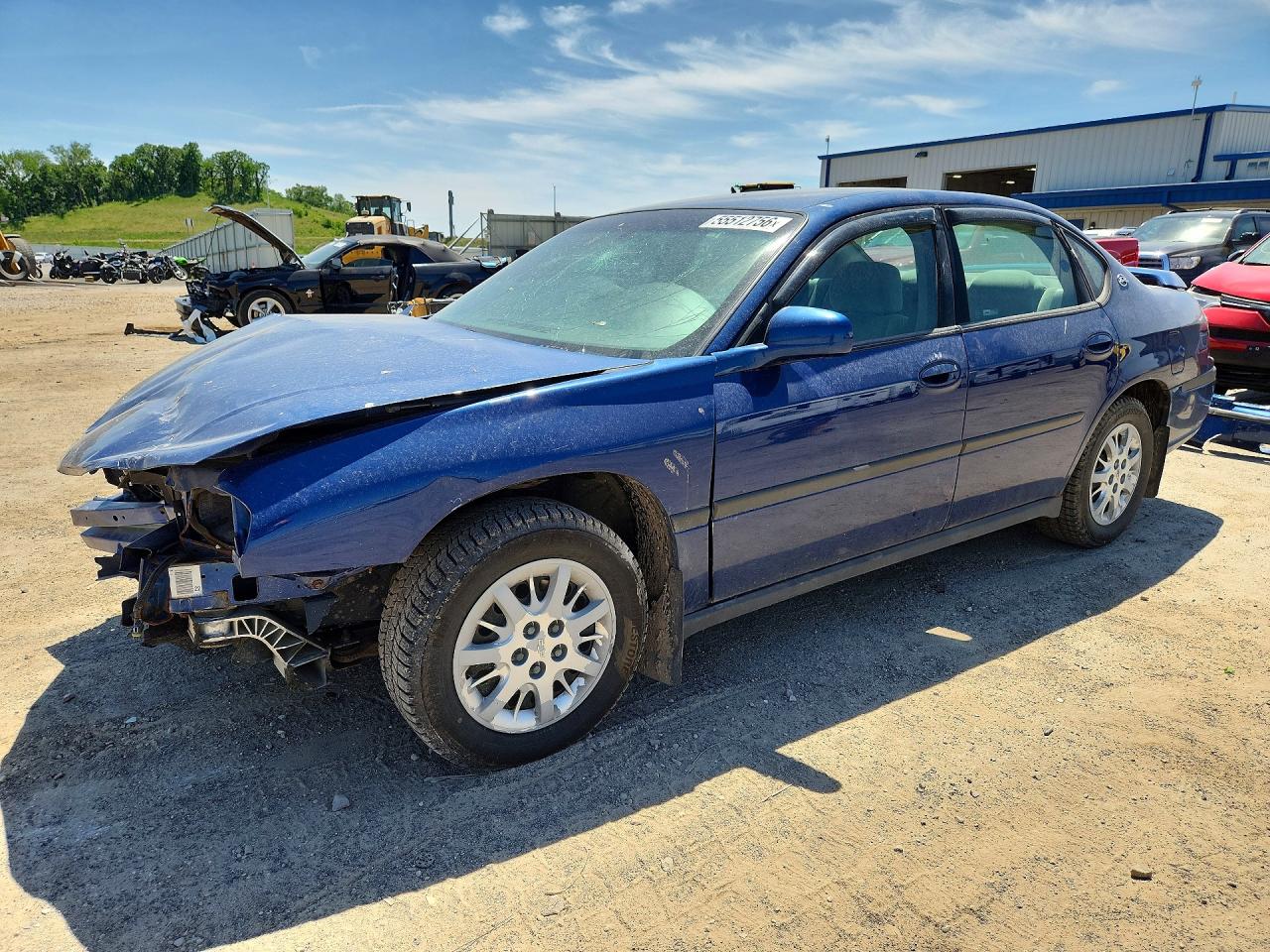 2005 Chevrolet Impala Blue vin: 2G1WF52E959207068