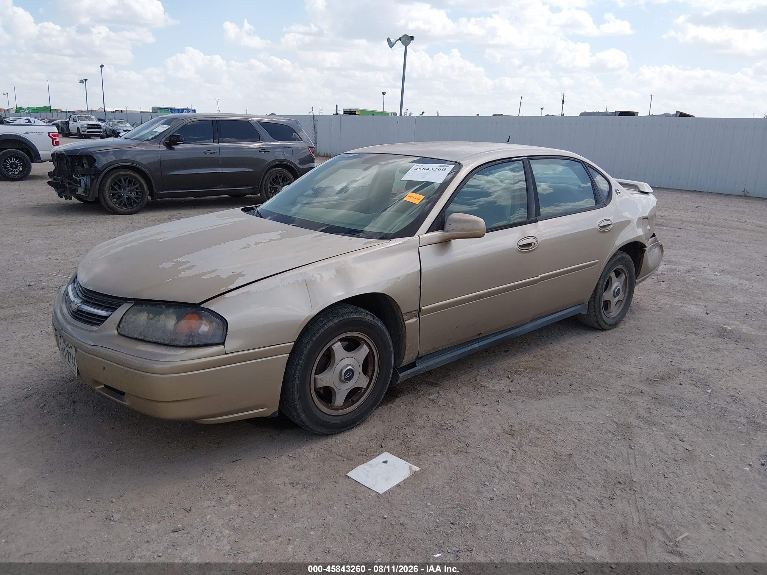 2005 Chevrolet Impala   Beige vin: 2G1WF52E959231905