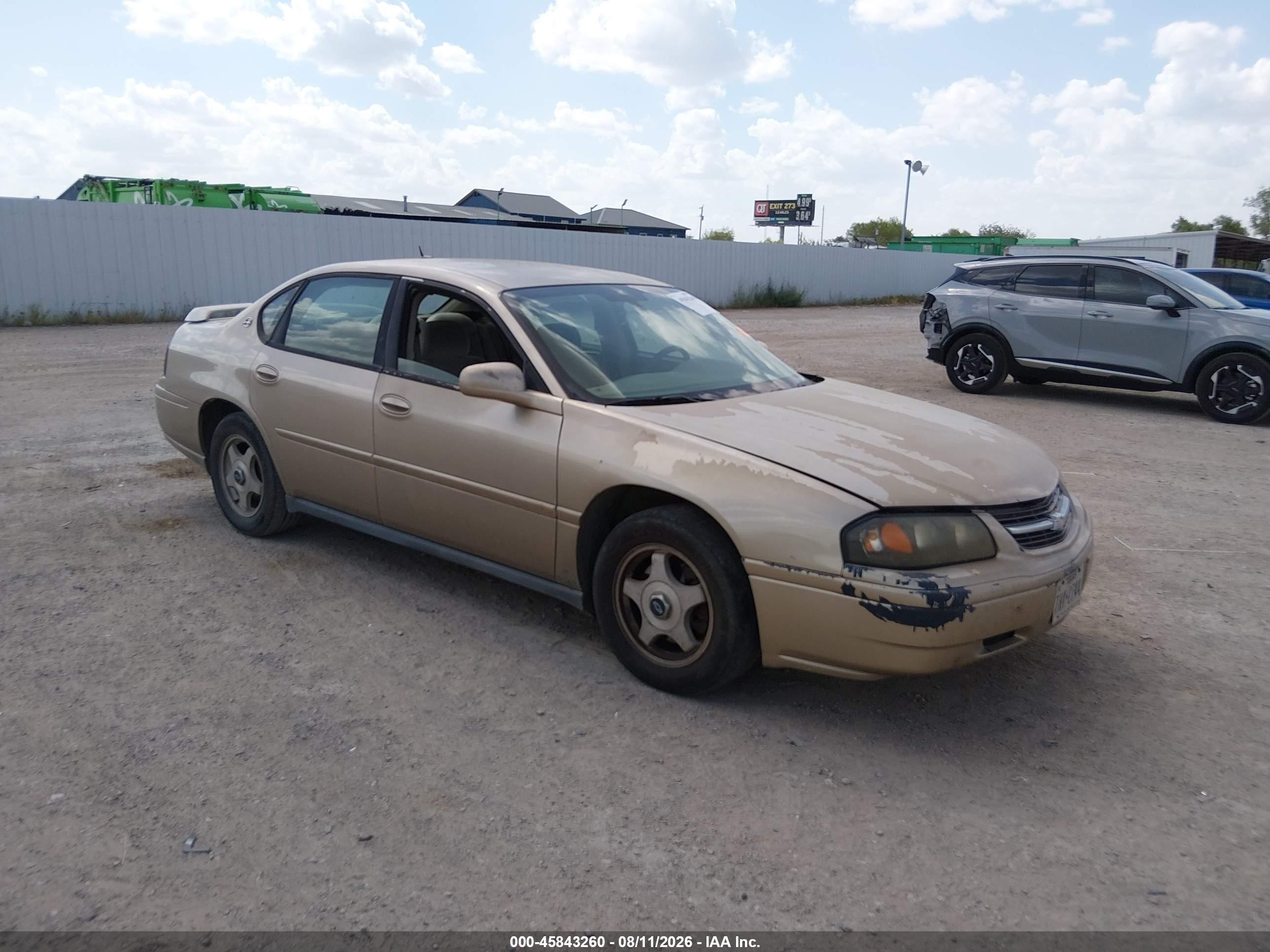 2005 Chevrolet Impala   Beige vin: 2G1WF52E959231905