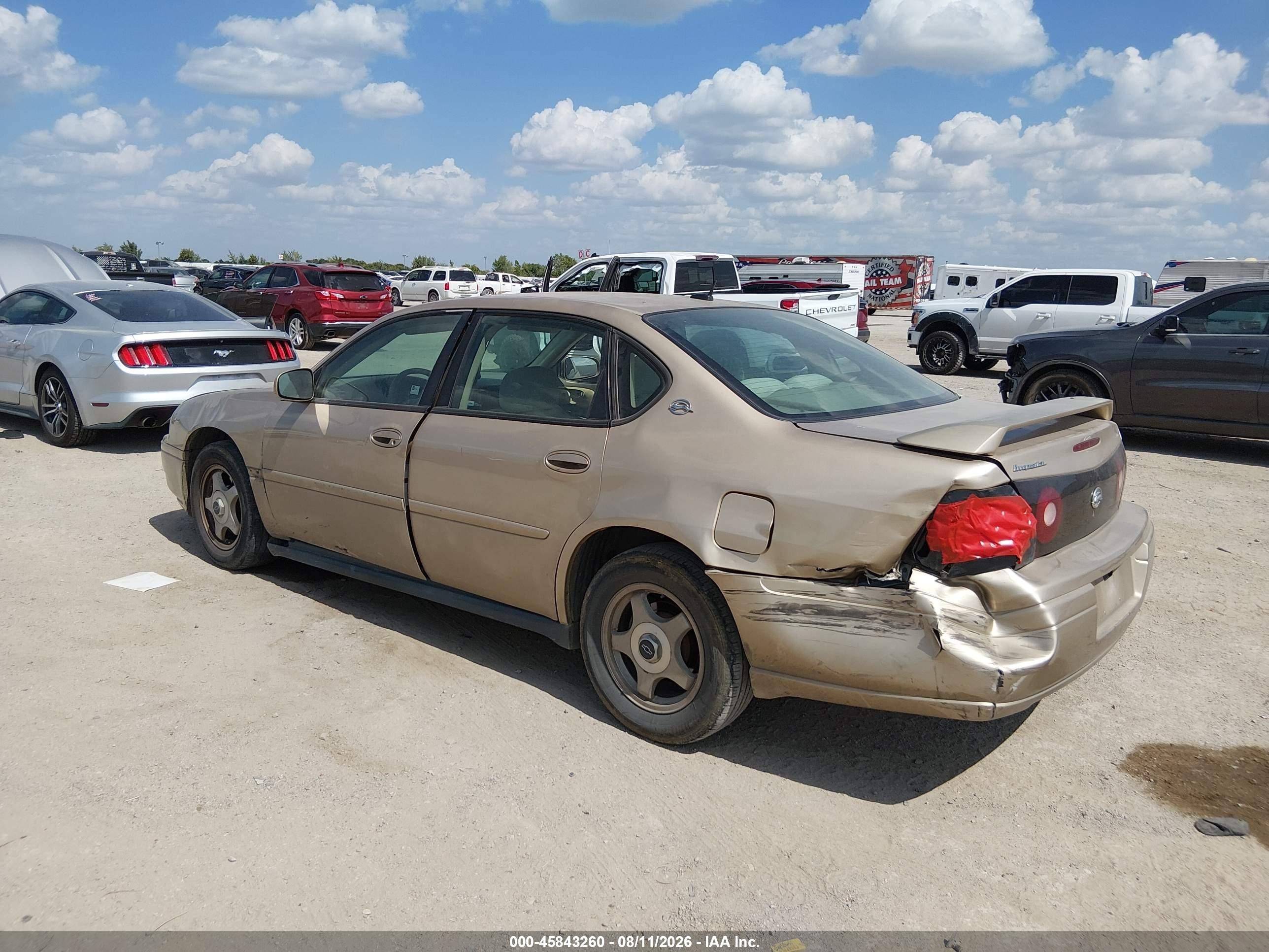 2005 Chevrolet Impala   Beige vin: 2G1WF52E959231905