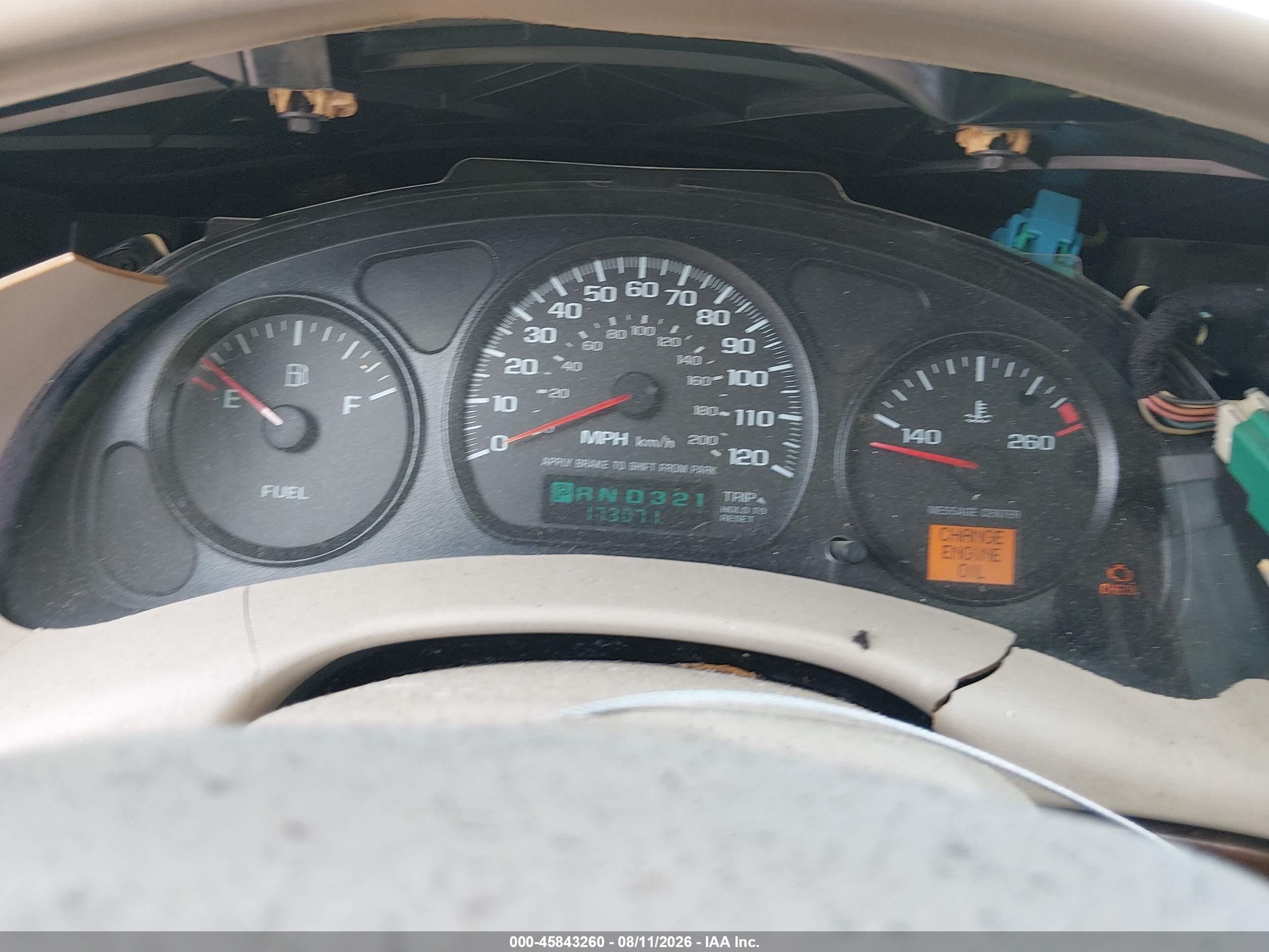 2005 Chevrolet Impala   Beige vin: 2G1WF52E959231905