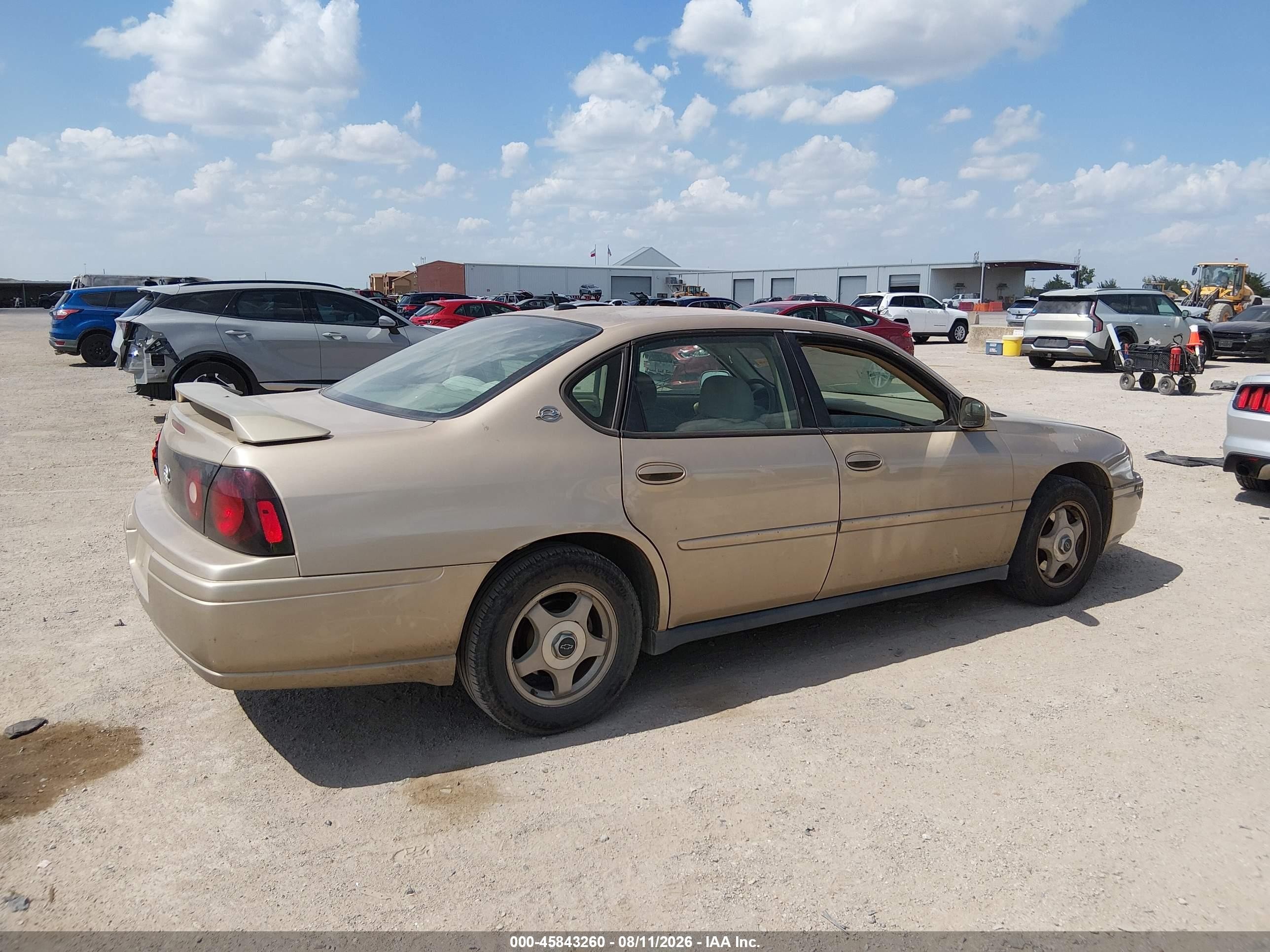 2005 Chevrolet Impala   Beige vin: 2G1WF52E959231905